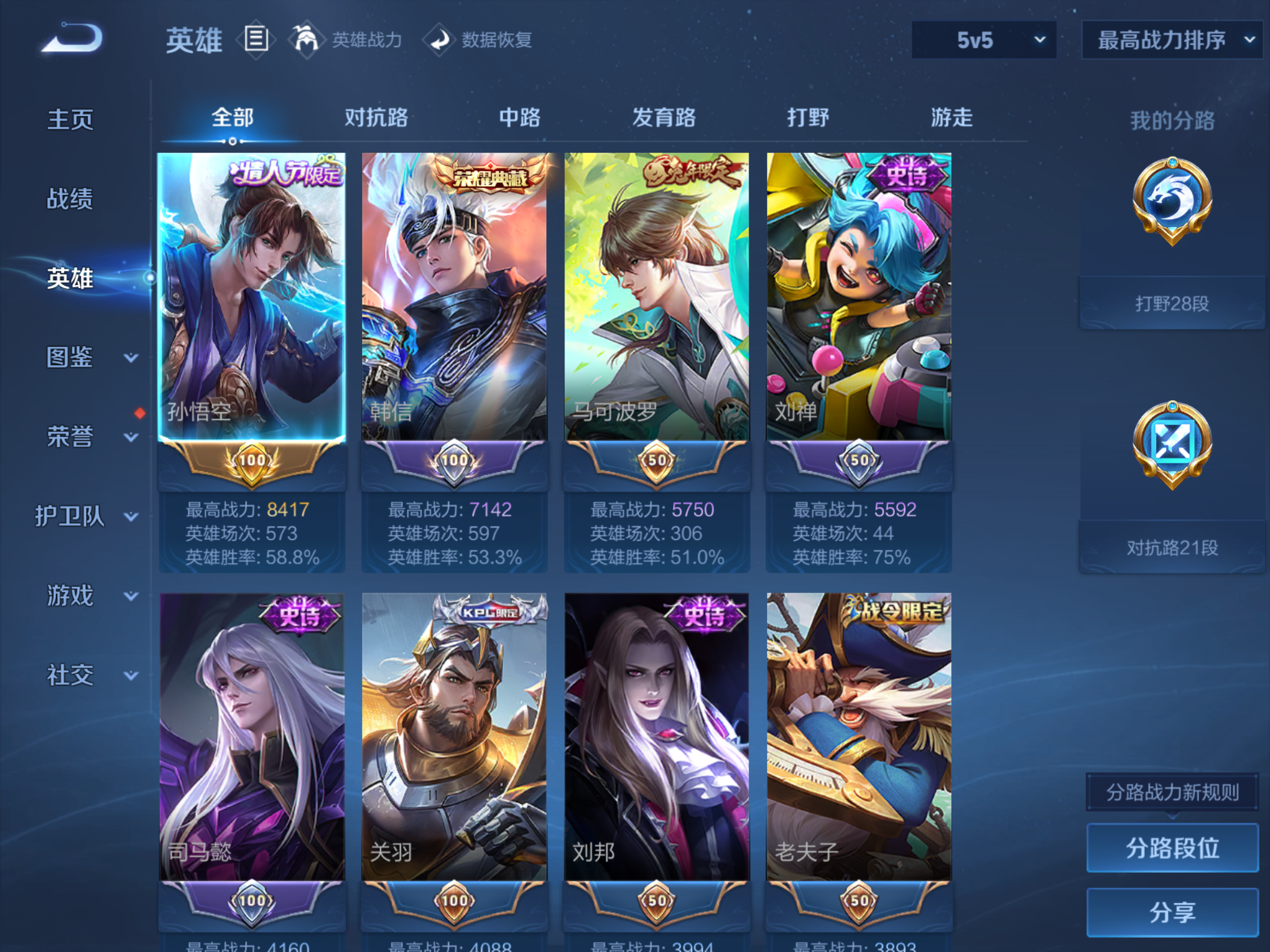 WZCMW4303671王者荣耀账号详情图2