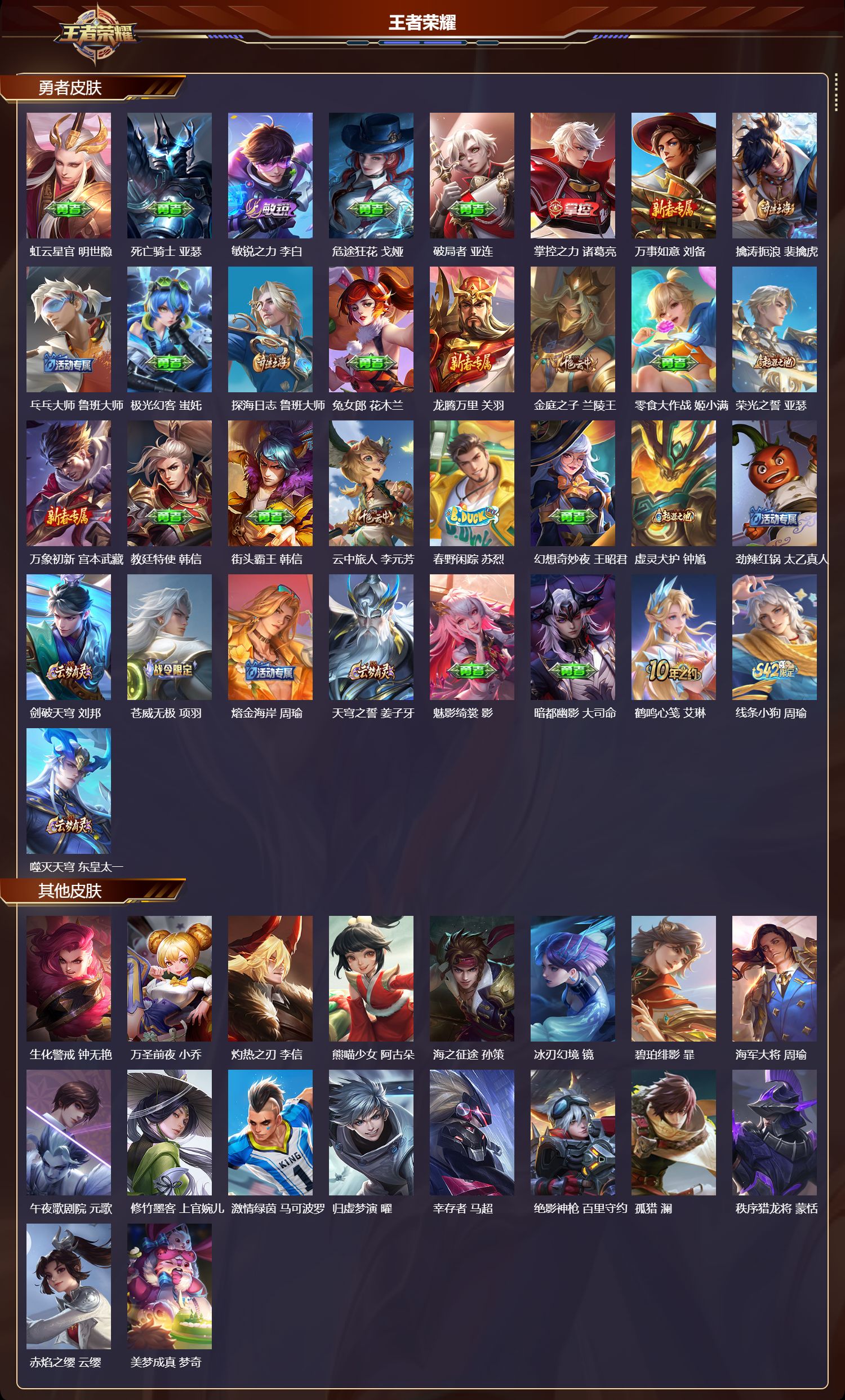 WZMK4278663王者荣耀账号详情图3