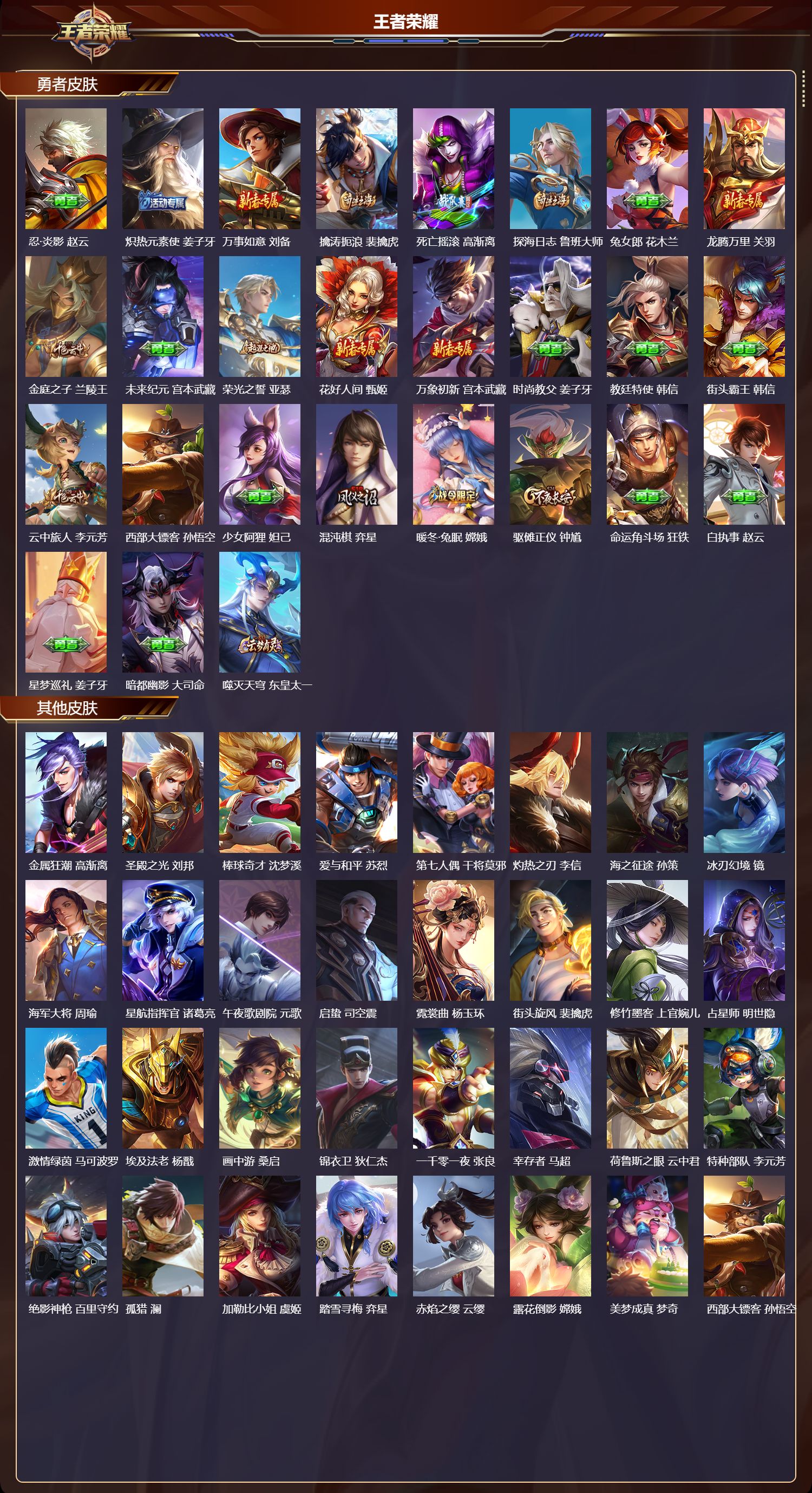 WZMK4278645王者荣耀账号详情图3