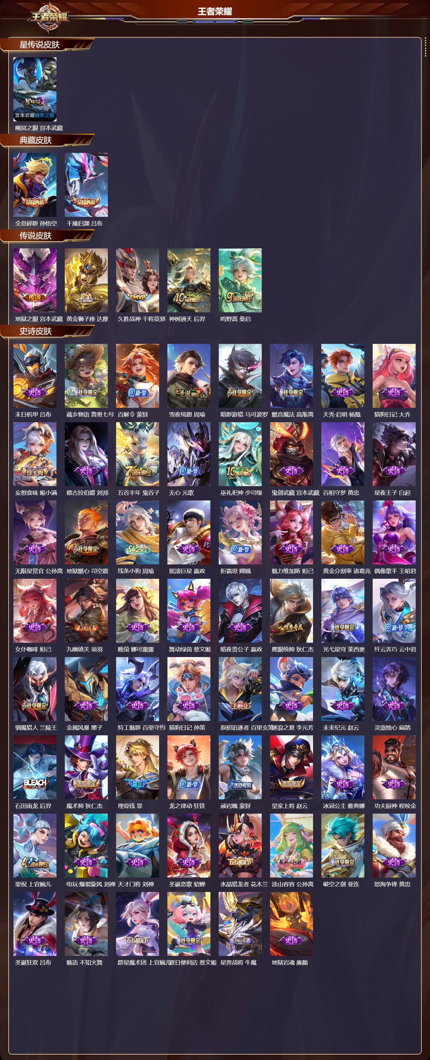 WZQM4278685王者荣耀账号详情图2