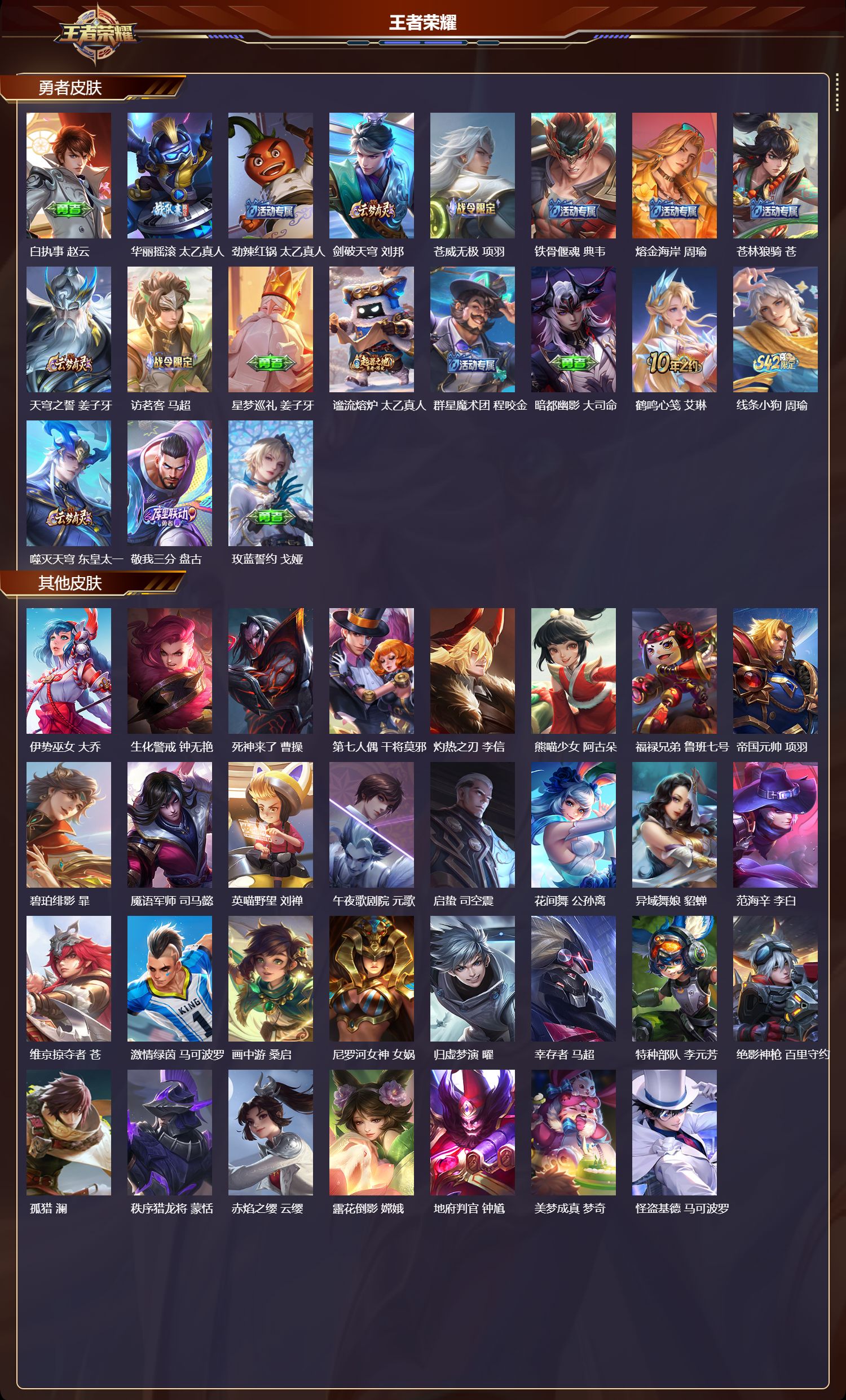 WZMK4278653王者荣耀账号详情图4