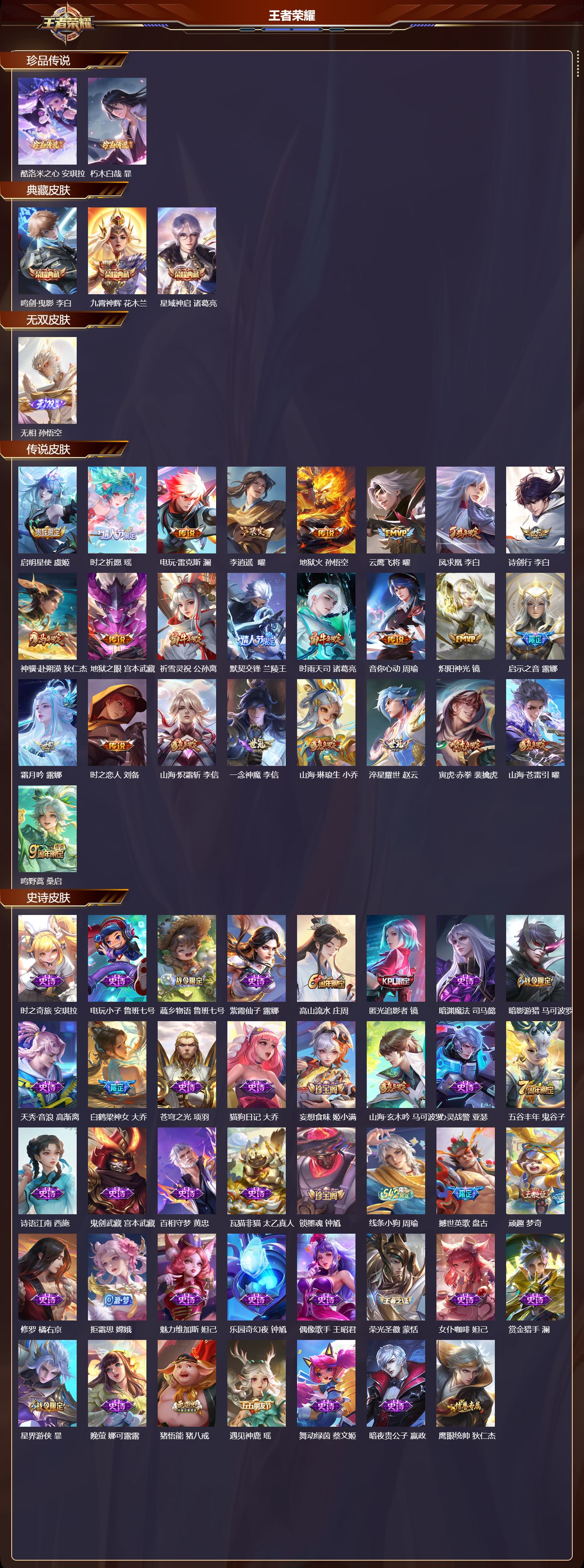 WZCMW4302244王者荣耀账号详情图7