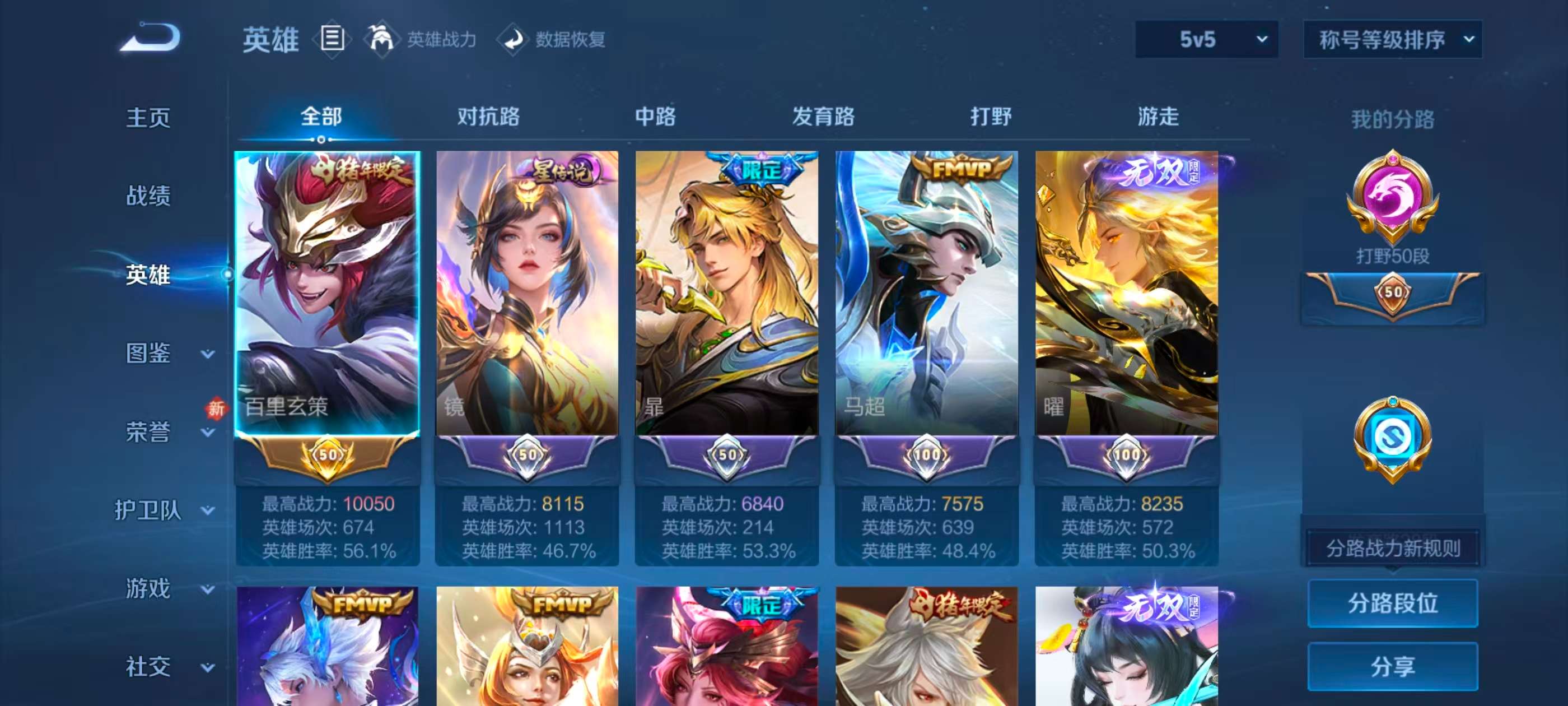 WZCMW4302127王者荣耀账号详情图2