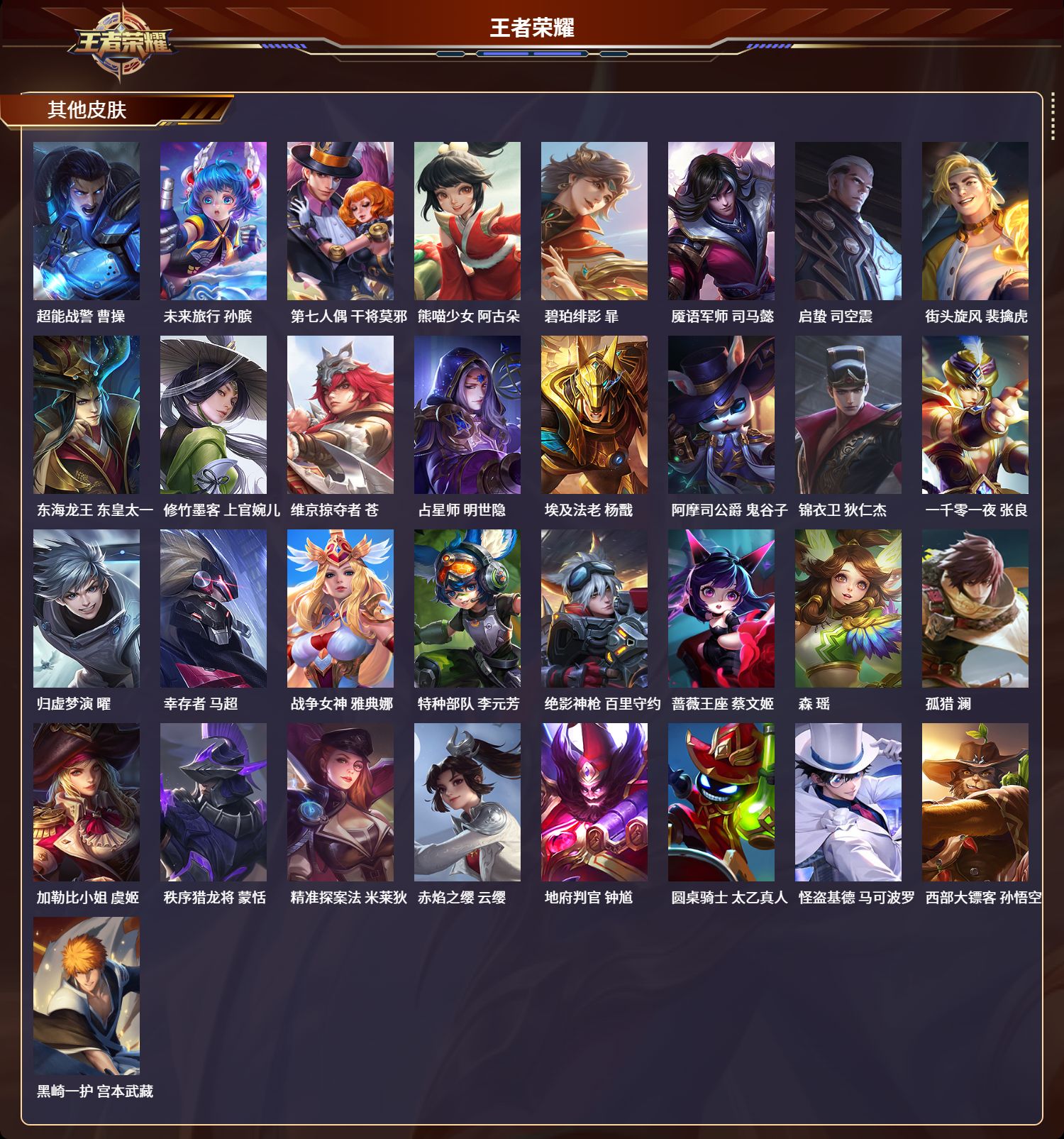 WZLX4280131王者荣耀账号详情图6 WZLX4280131王者荣耀账号详情图6