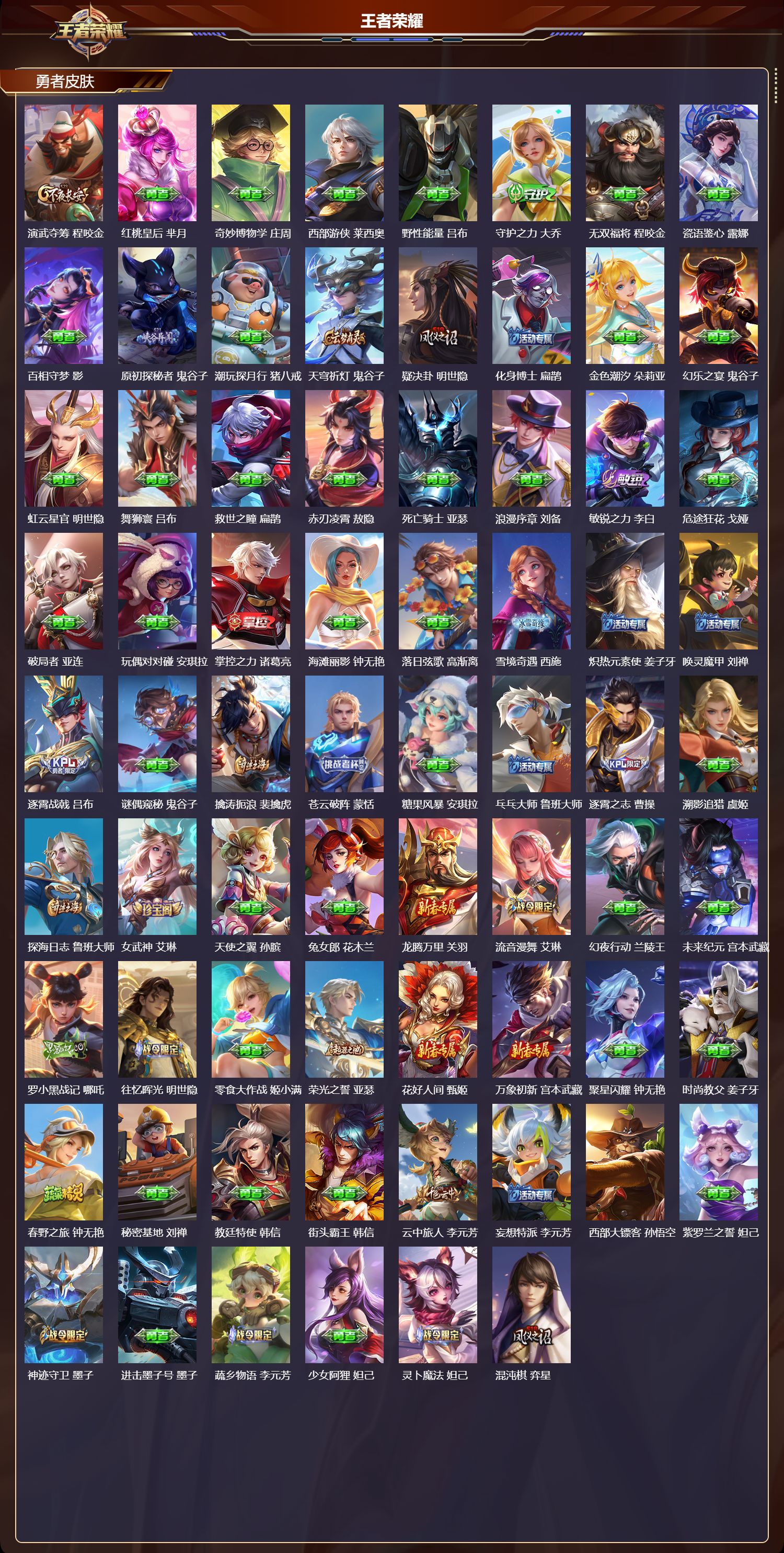 WZMK4278639王者荣耀账号详情图5