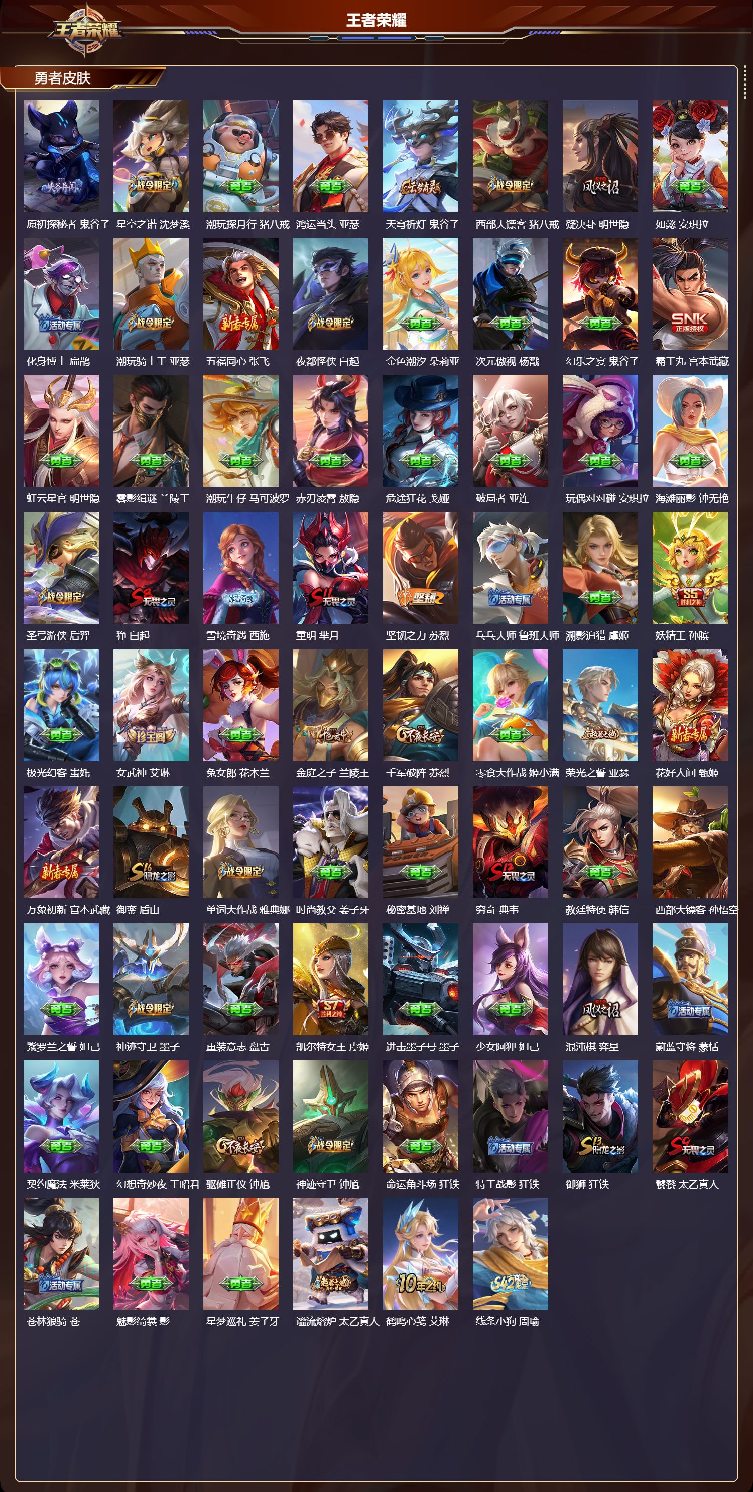 WZQM4278757王者荣耀账号详情图5