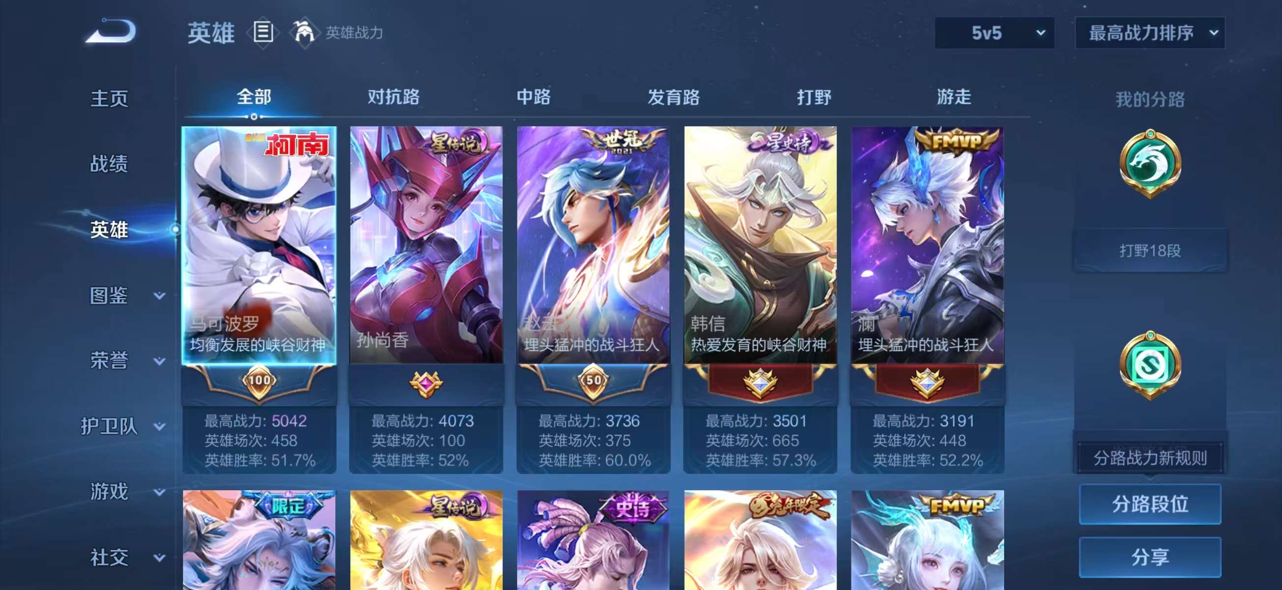 WZCMW4302271王者荣耀账号详情图3