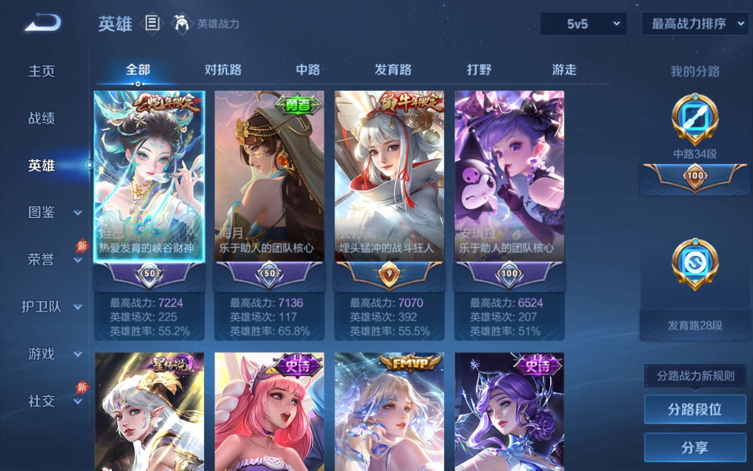 WZCMW4303812王者荣耀账号详情图2