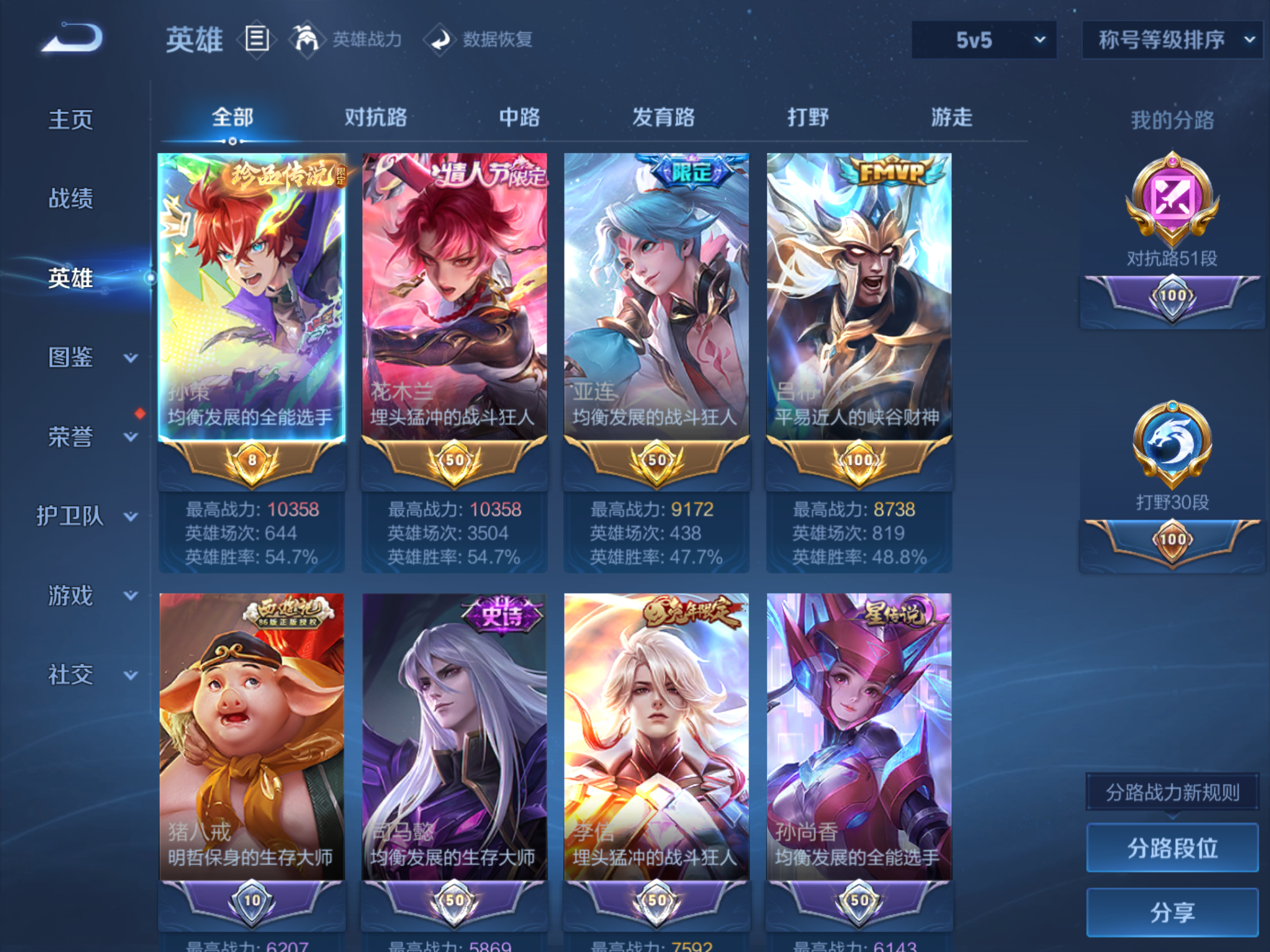 WZCMW4366653王者荣耀账号详情图3