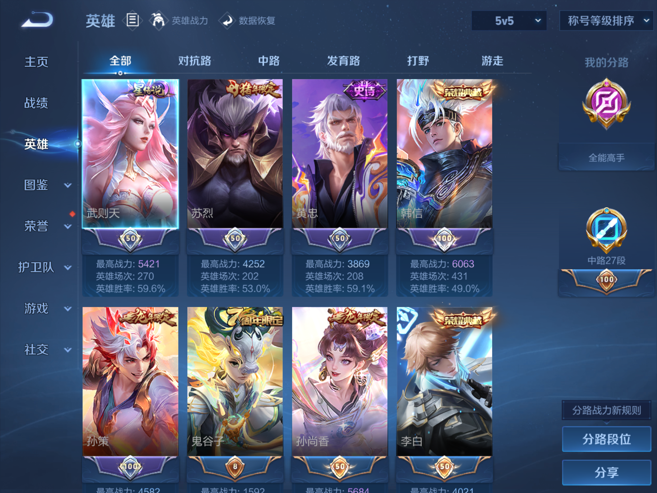 WZCMW4366599王者荣耀账号详情图3 WZCMW4366599王者荣耀账号详情图3