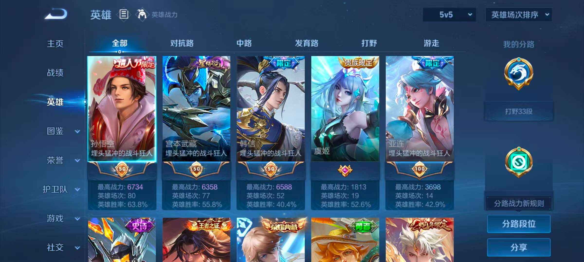 WZCMW4306708王者荣耀账号详情图2