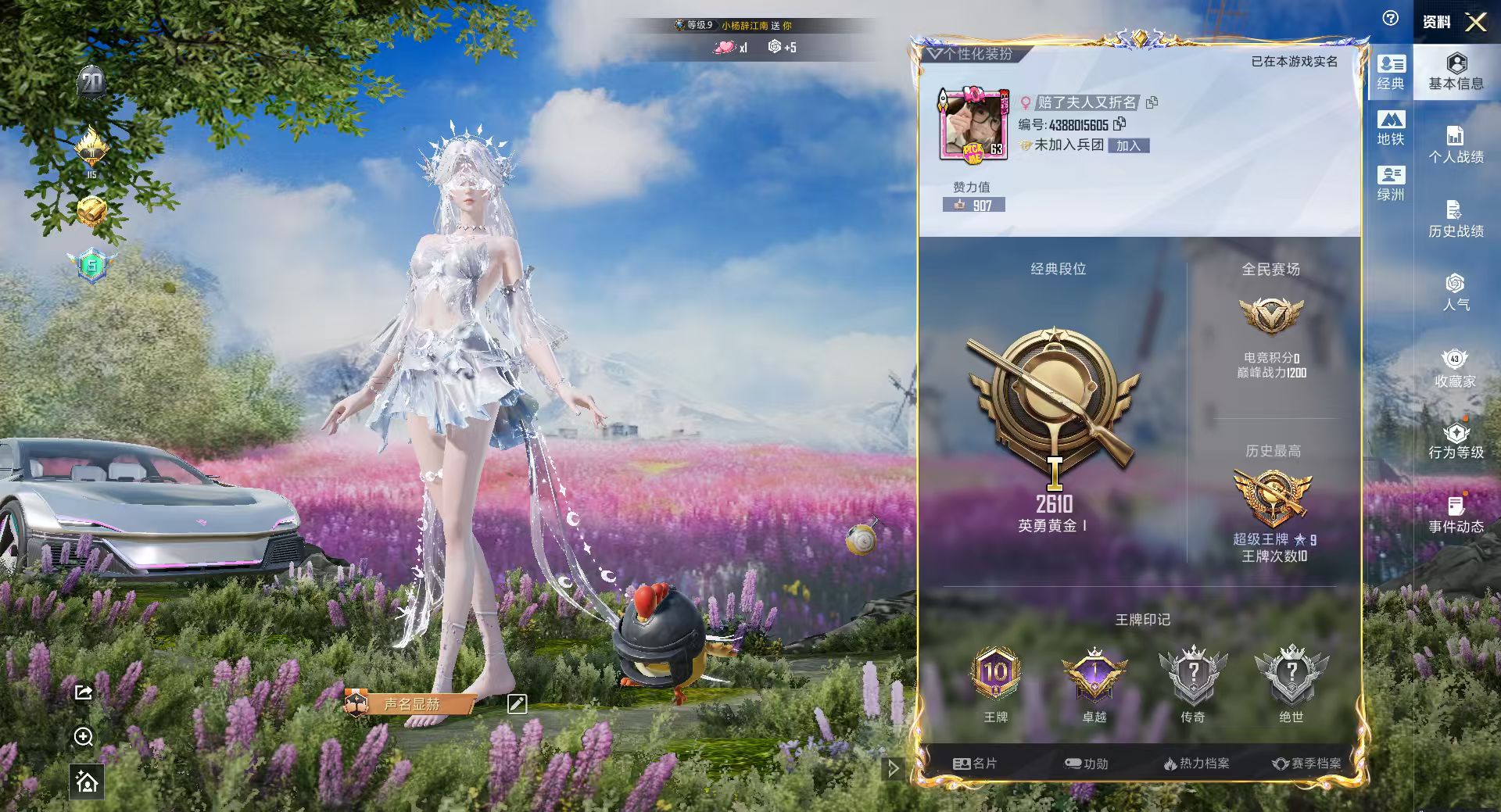 HPCMW4174155和平精英账号详情图2