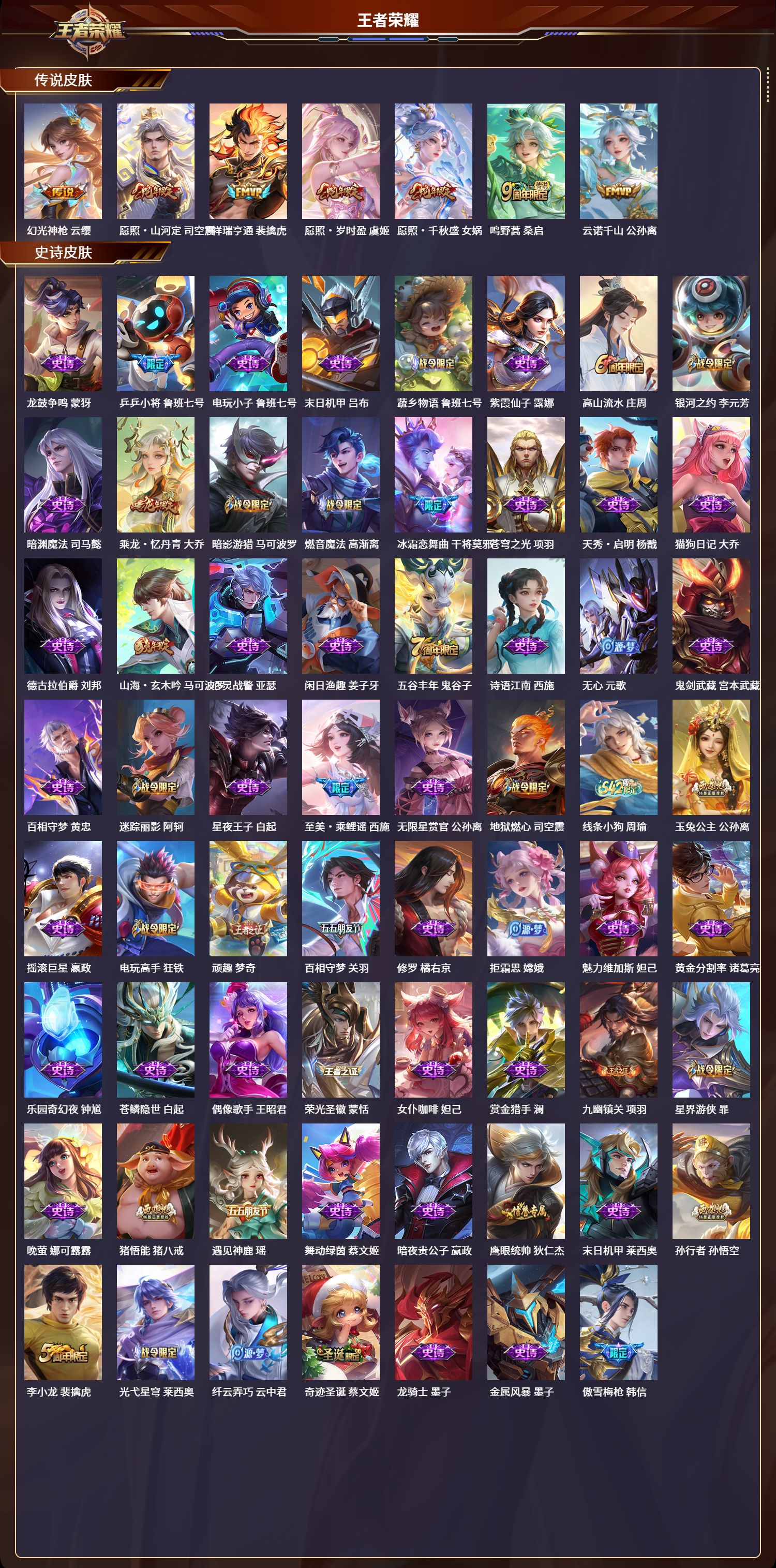 WZLX4282438王者荣耀账号详情图3 WZLX4282438王者荣耀账号详情图3