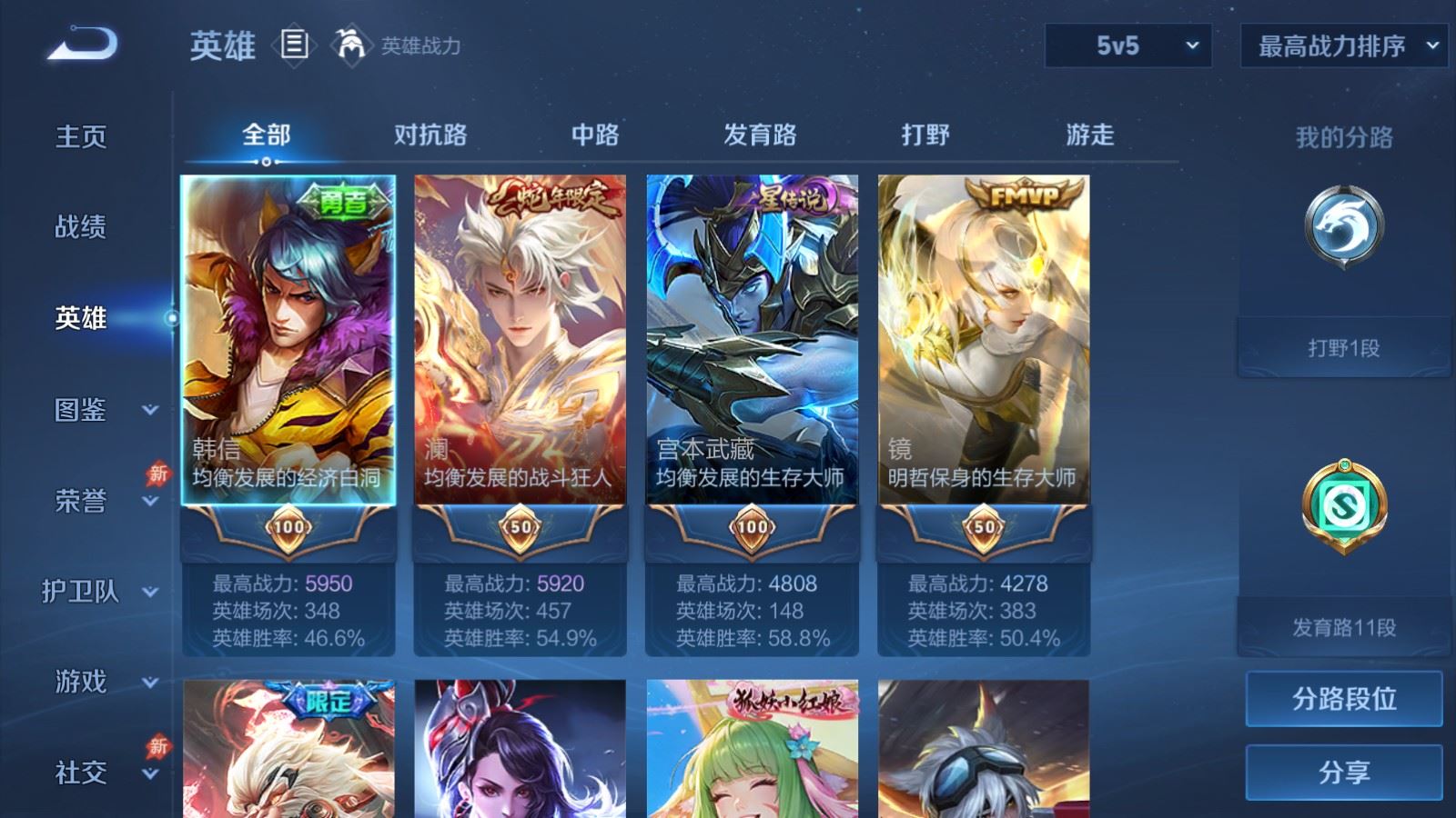 WZCMW4307393王者荣耀账号详情图2