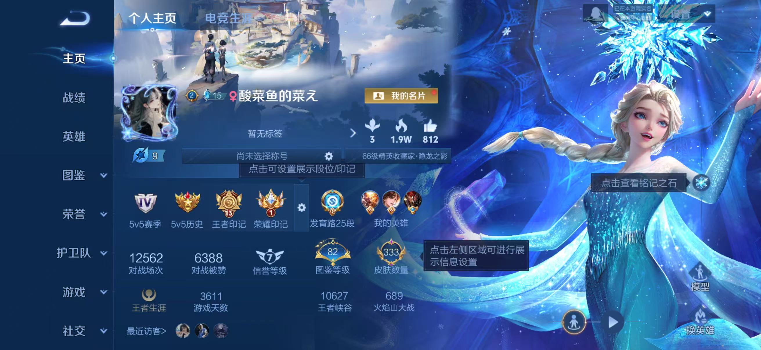 WZCMW4307031王者荣耀账号详情图1