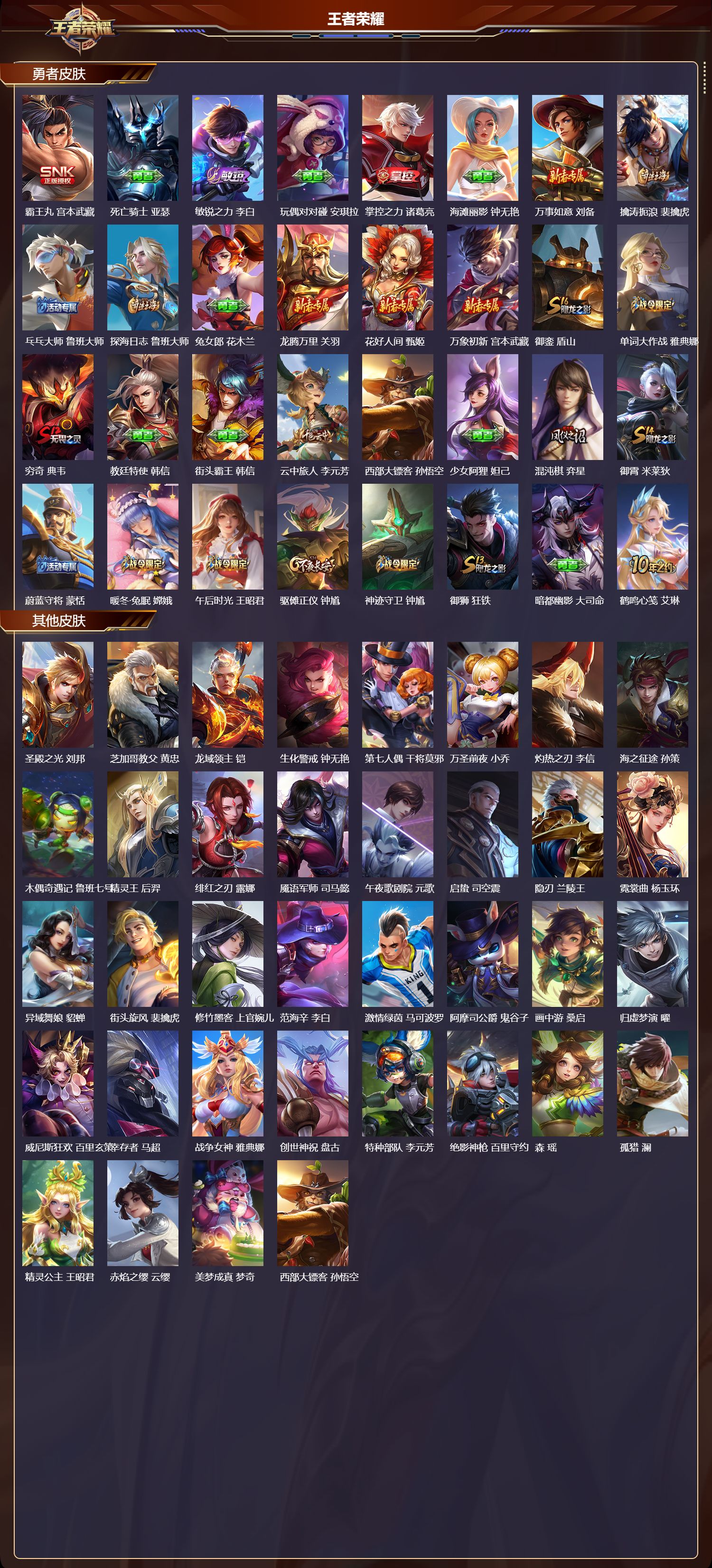 WZCMW4306630王者荣耀账号详情图7 WZCMW4306630王者荣耀账号详情图7