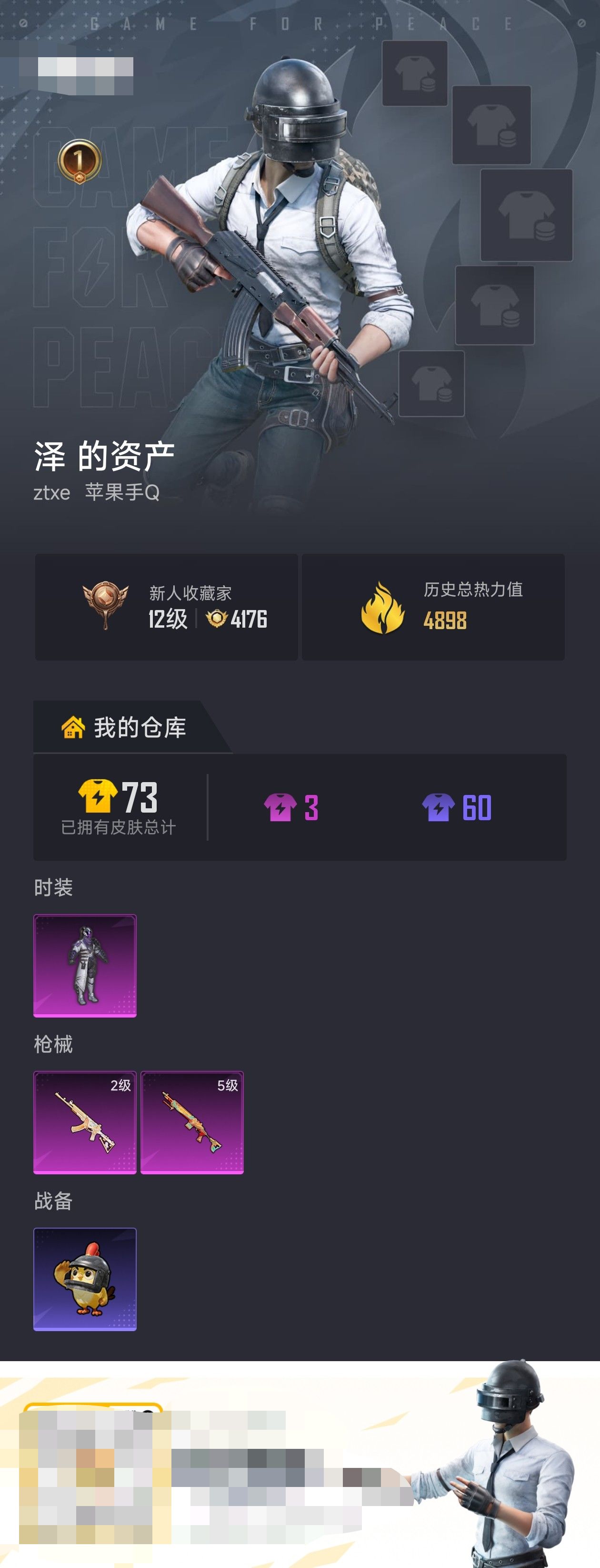 HPZM4162031和平精英账号详情图2