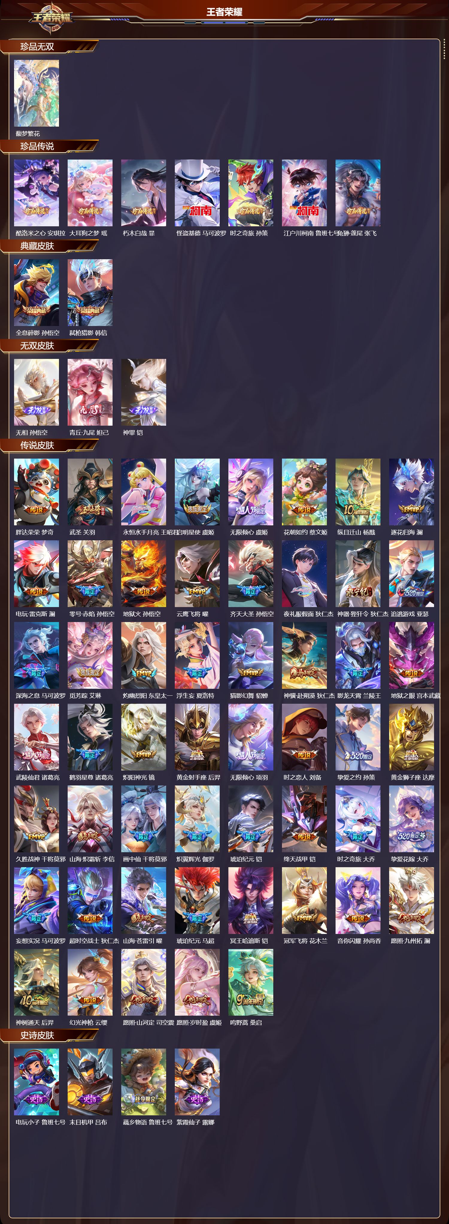 WZCMW4306744王者荣耀账号详情图5