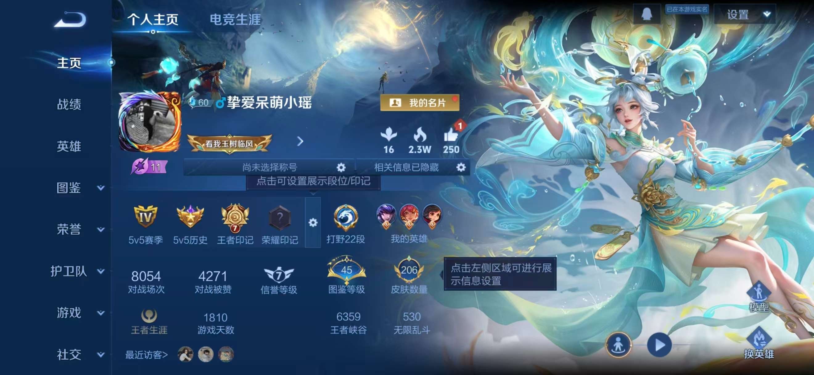 WZCMW4306925王者荣耀账号详情图1