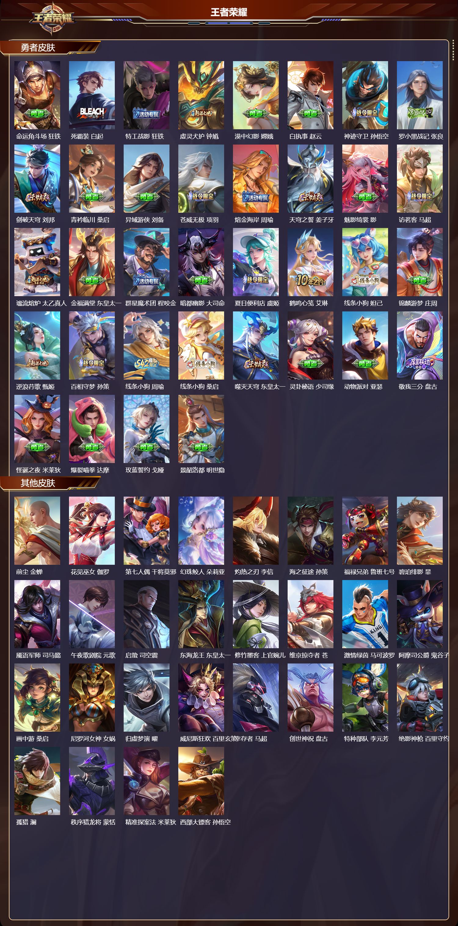 WZLX4282621王者荣耀账号详情图26