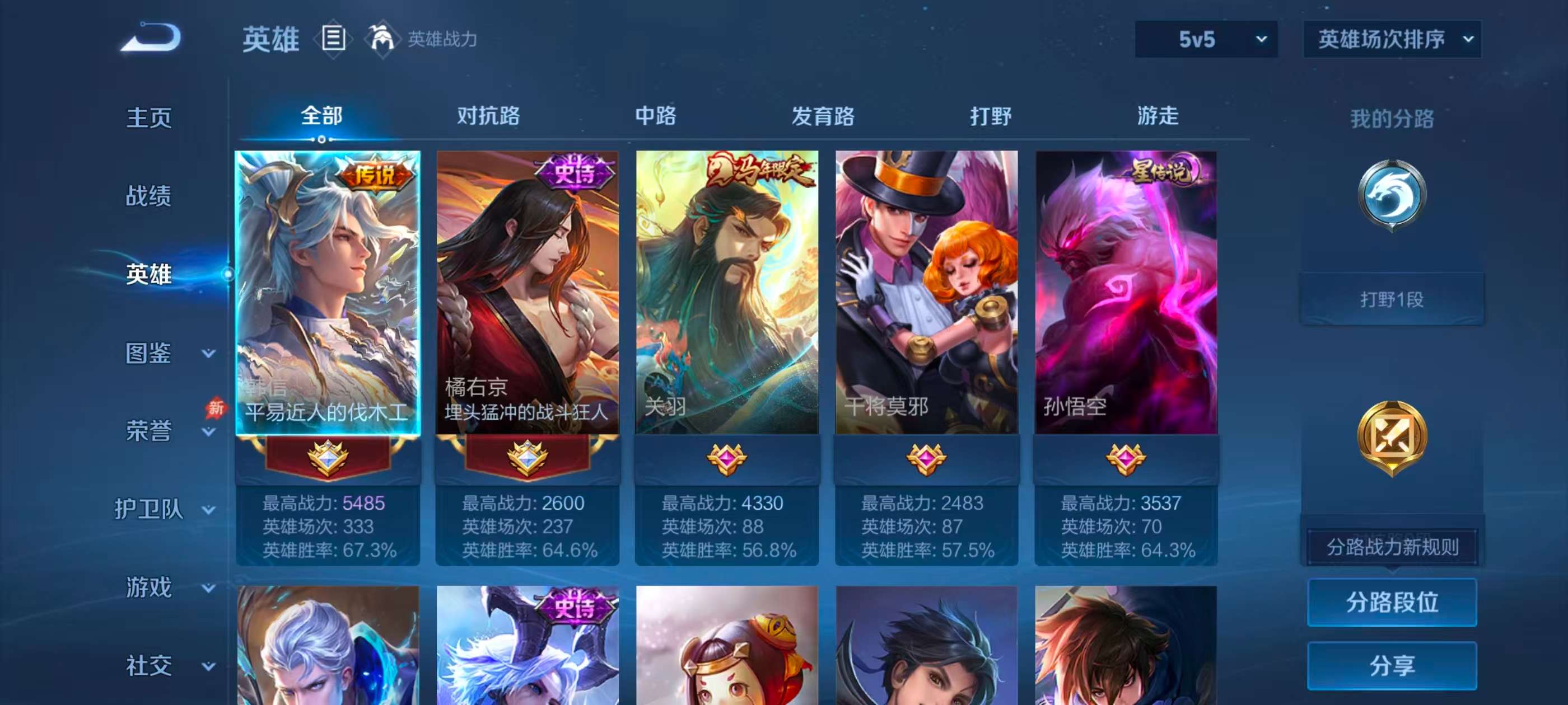 WZCMW4311017王者荣耀账号详情图2