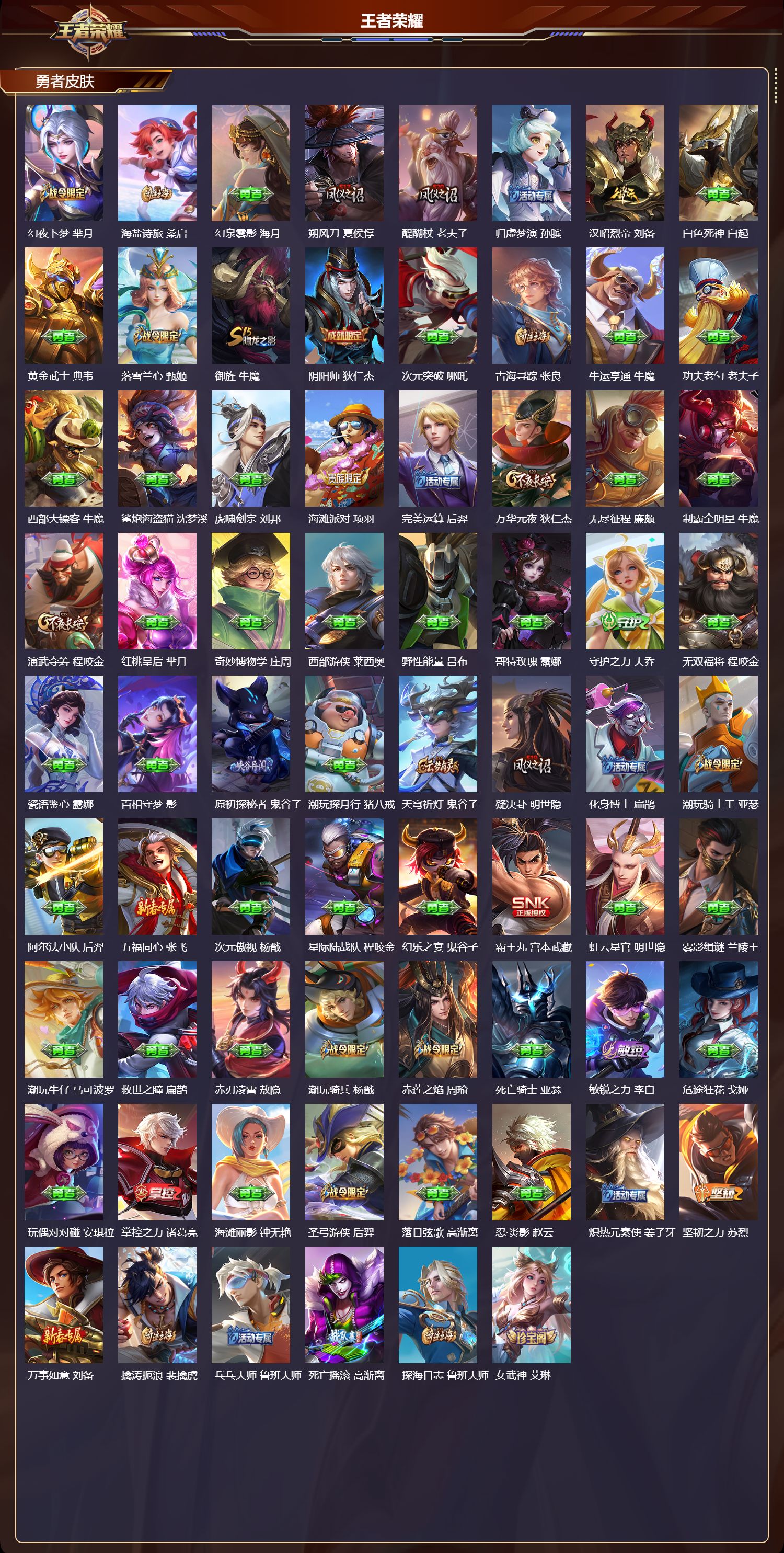 WZCMW4310390王者荣耀账号详情图9