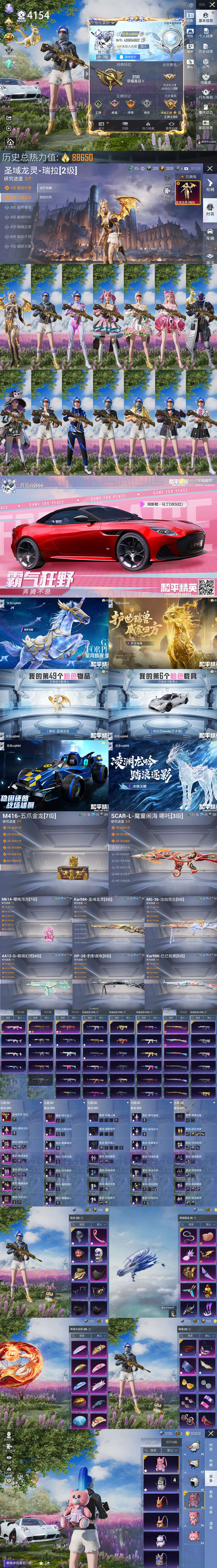 HPCMW4190732和平精英账号详情图1