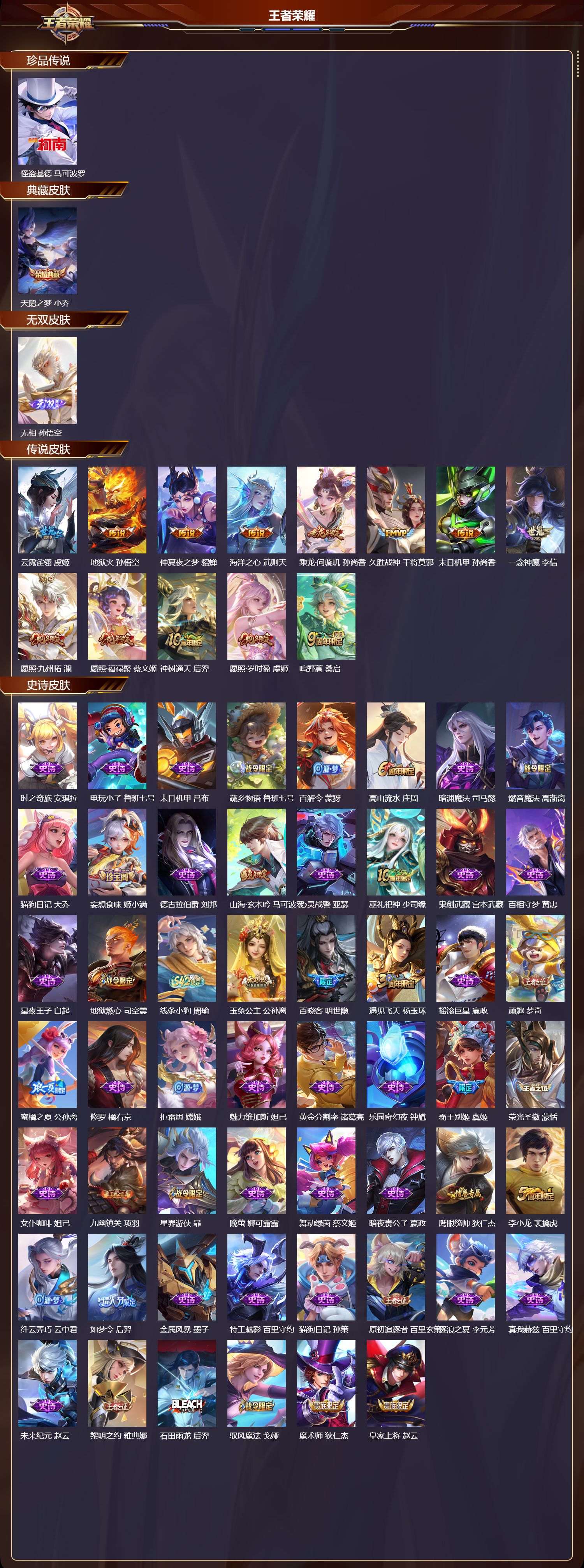 WZCMW4309692王者荣耀账号详情图5 WZCMW4309692王者荣耀账号详情图5