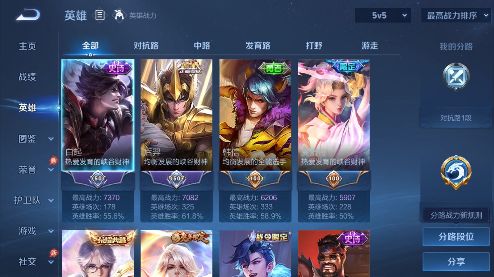 WZCMW4309794王者荣耀账号详情图2