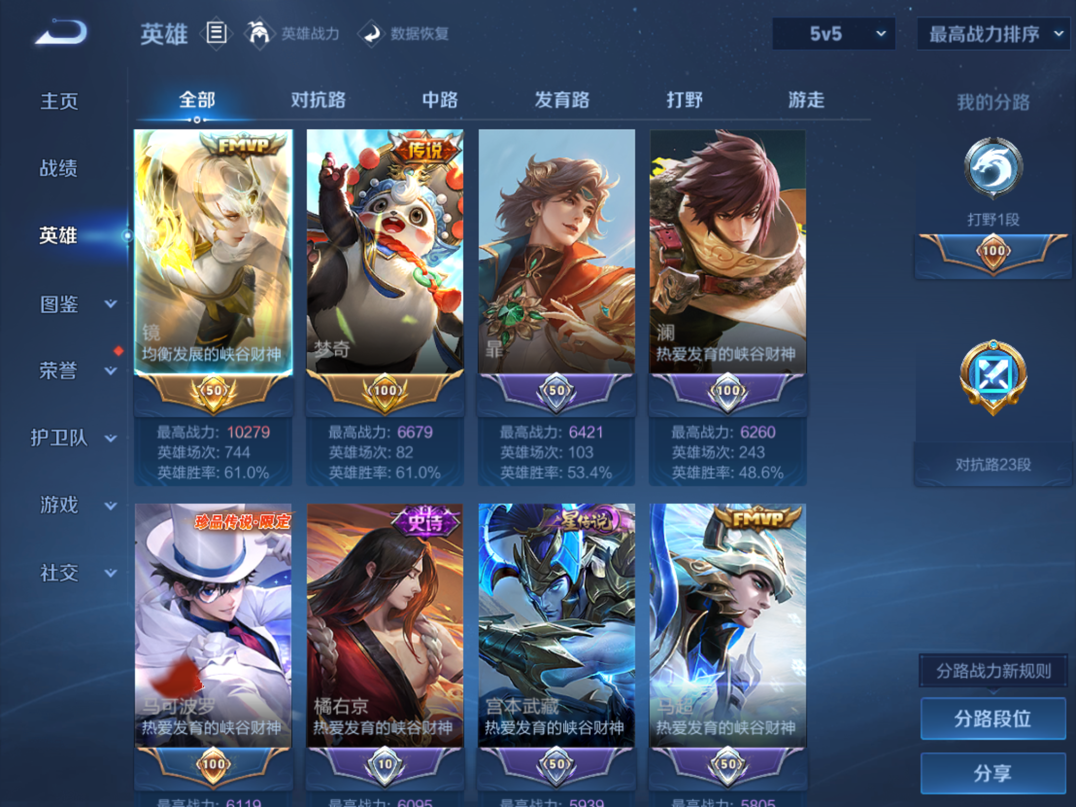 WZCMW4311243王者荣耀账号详情图2