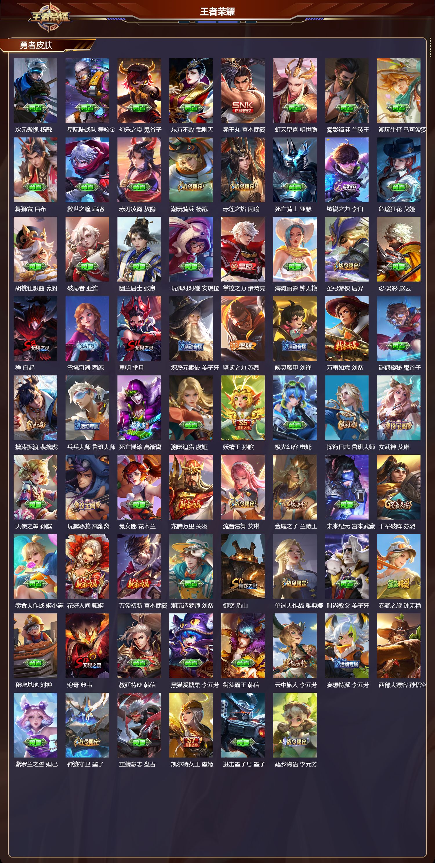 WZCMW4310147王者荣耀账号详情图10