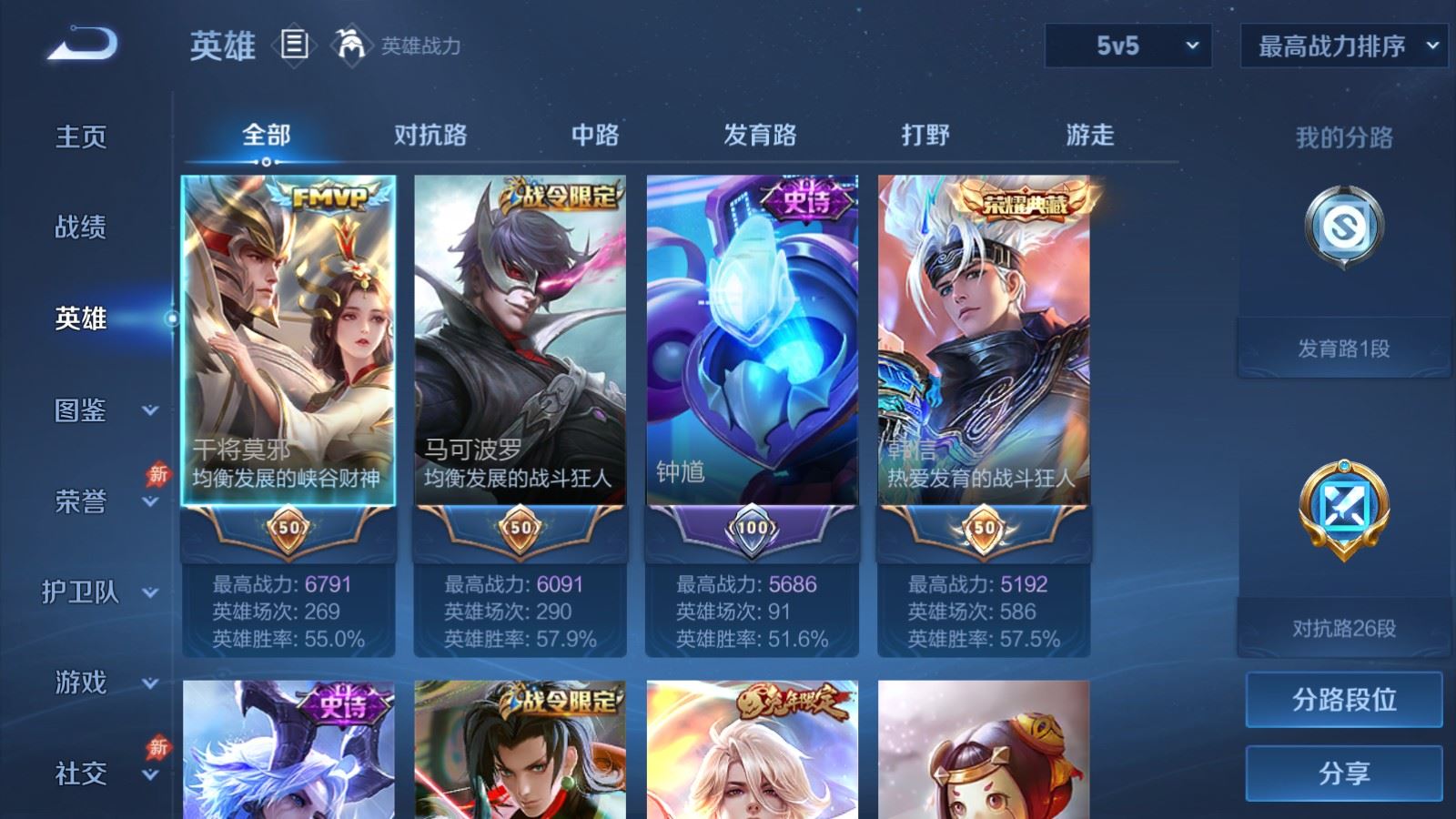 WZCMW4310688王者荣耀账号详情图2