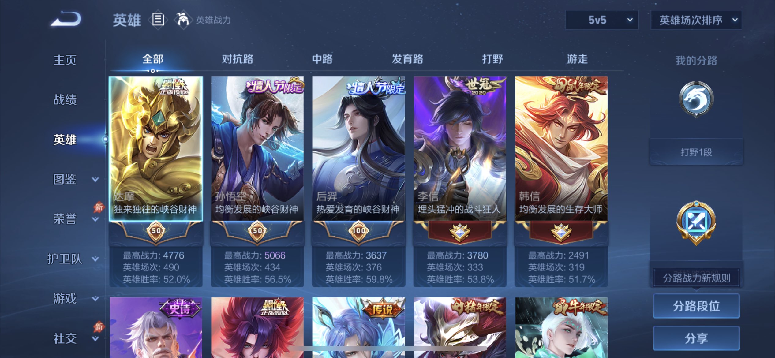 WZCMW4309879王者荣耀账号详情图4