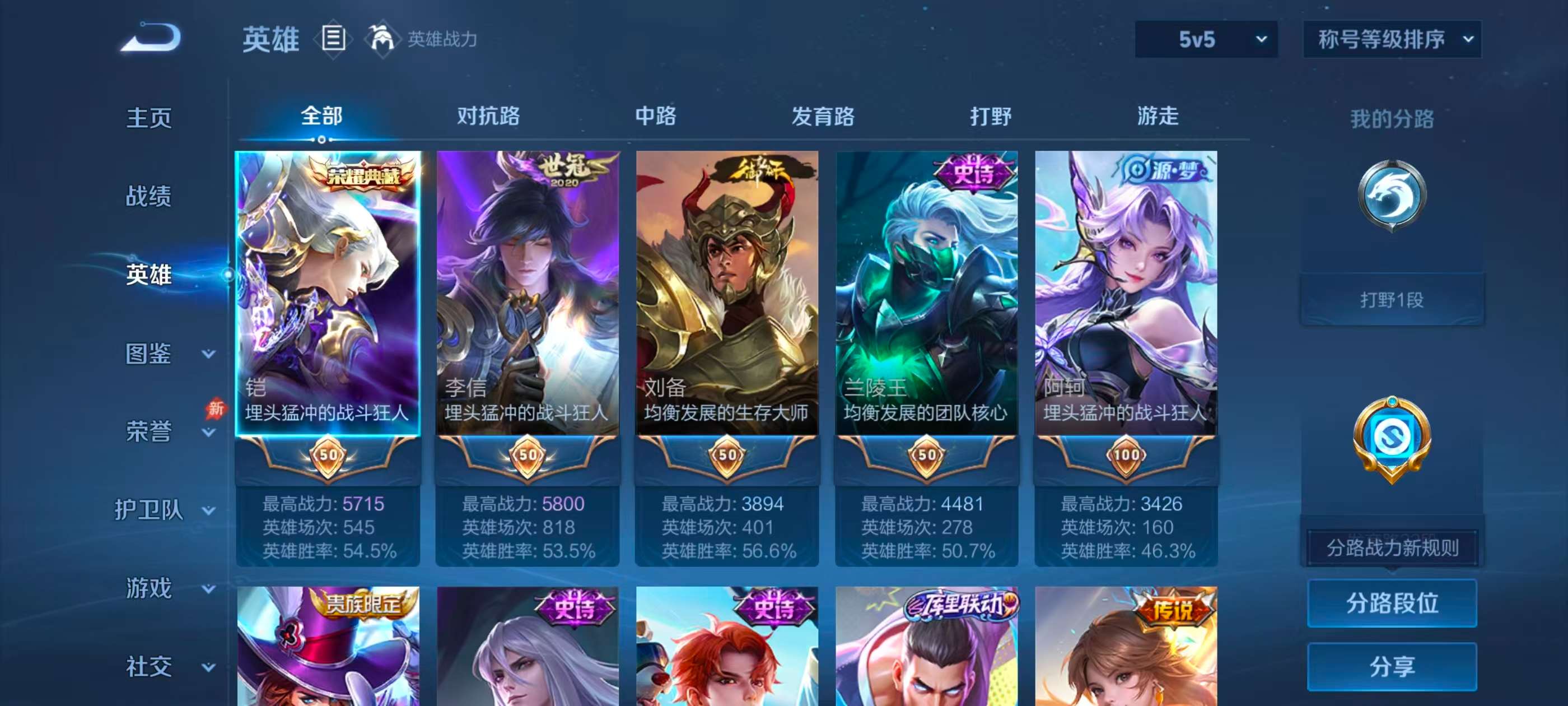 WZCMW4310458王者荣耀账号详情图2