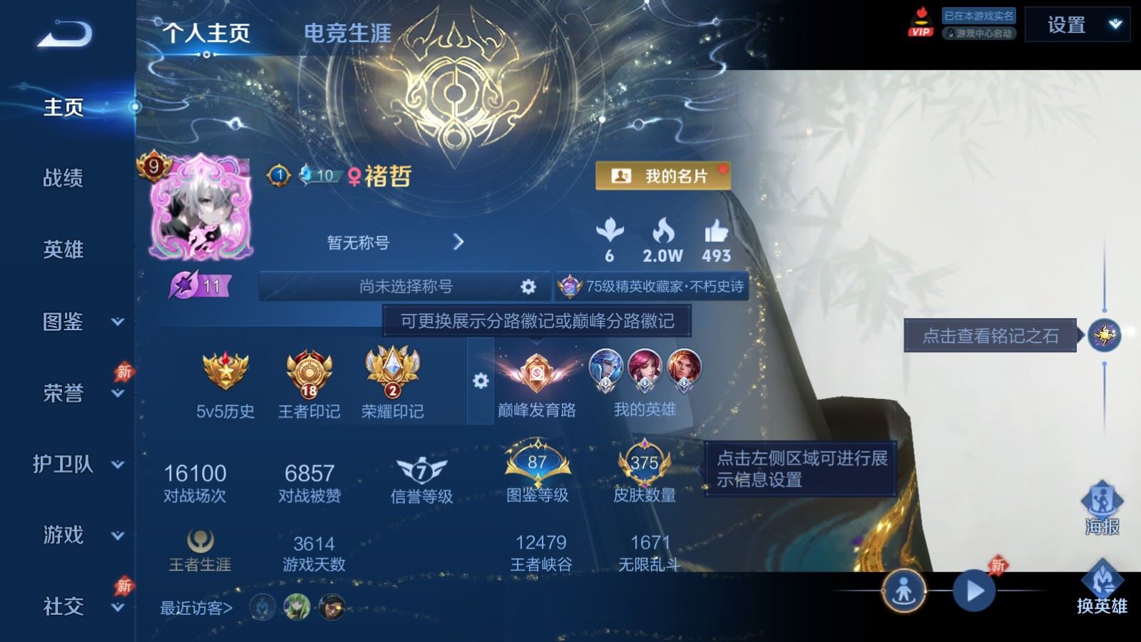 WZCMW4309835王者荣耀账号详情图1