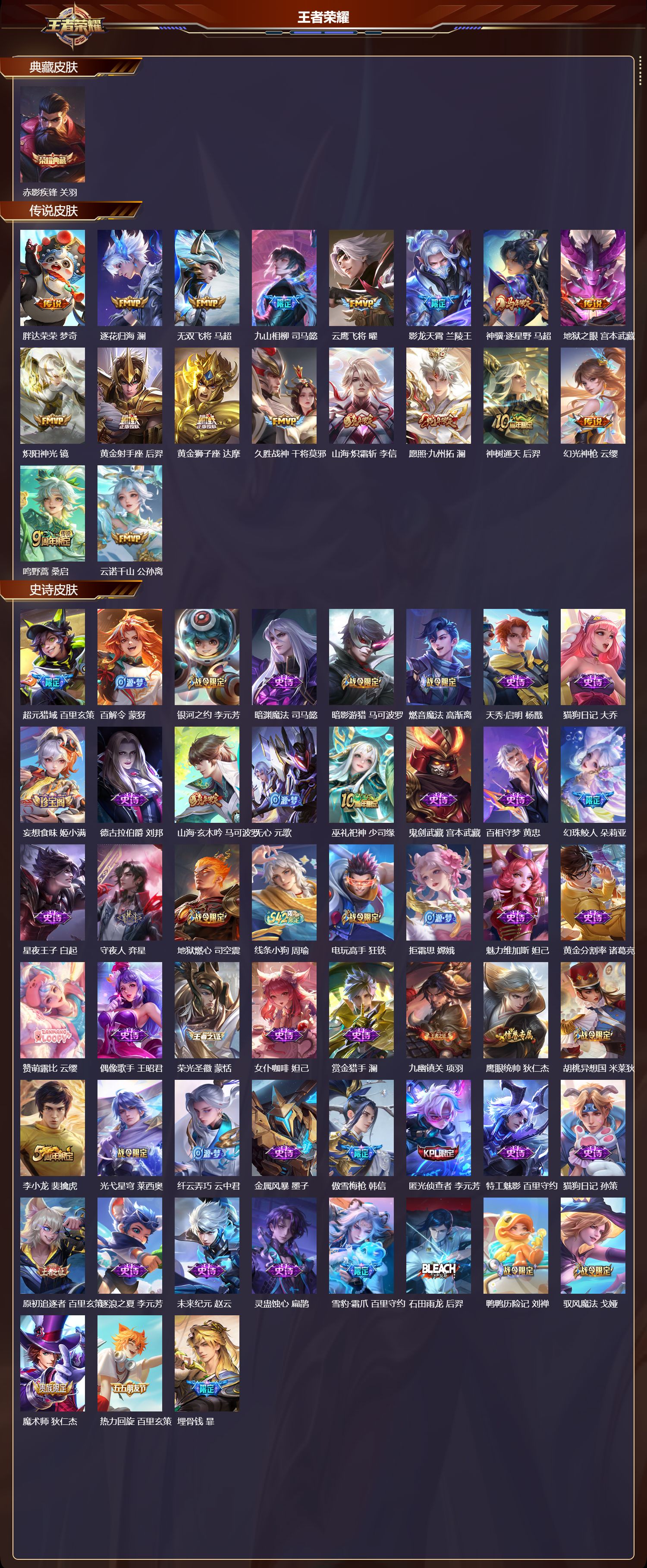 WZLX4282621王者荣耀账号详情图23