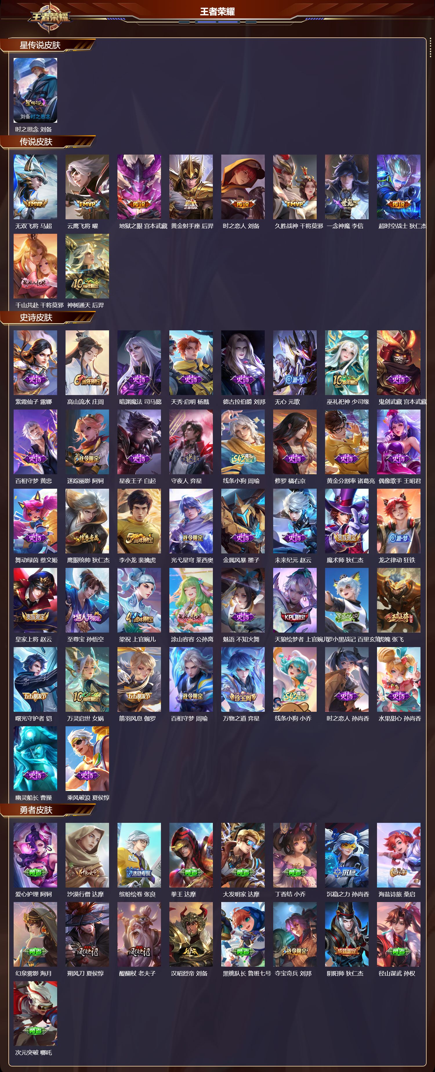 WZQM4286285王者荣耀账号详情图2