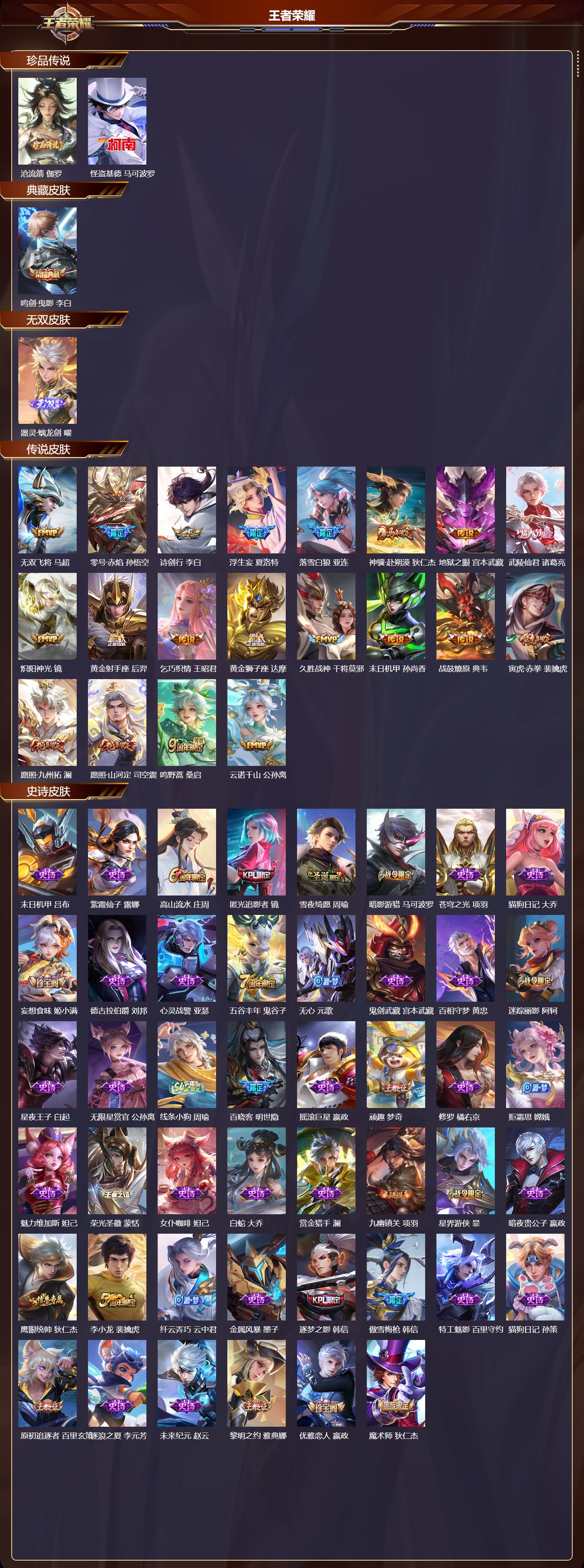 WZCMW4312998王者荣耀账号详情图5