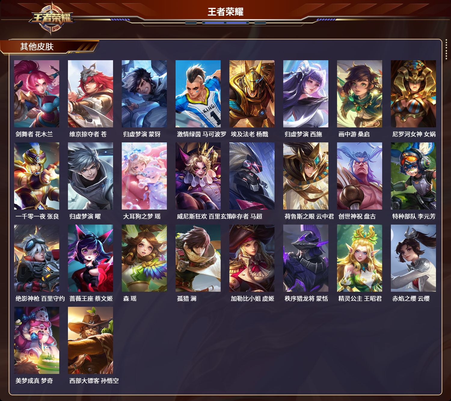 WZLX4287894王者荣耀账号详情图6