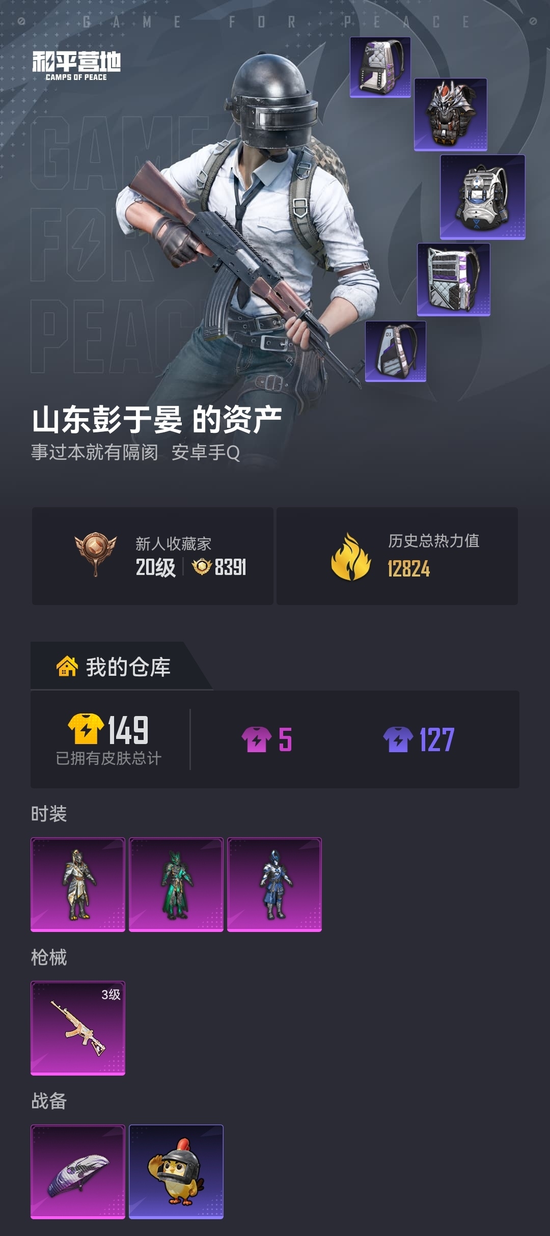 HPZM4177195和平精英账号详情图2
