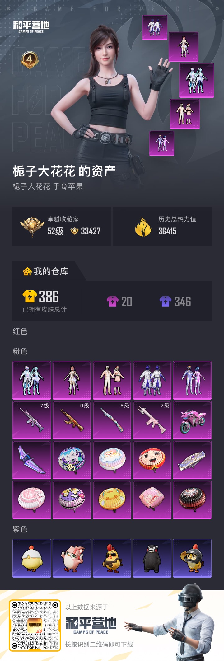 HPCMW4178140和平精英账号详情图1