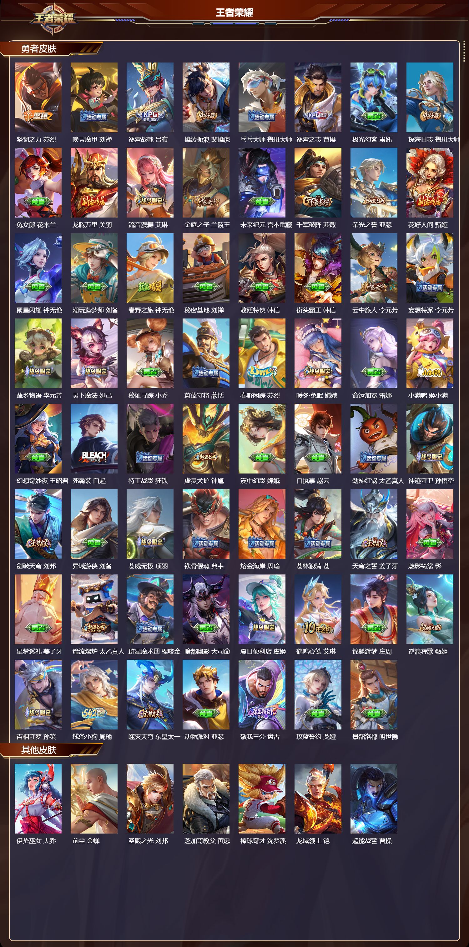 WZMK4286170王者荣耀账号详情图4 WZMK4286170王者荣耀账号详情图4