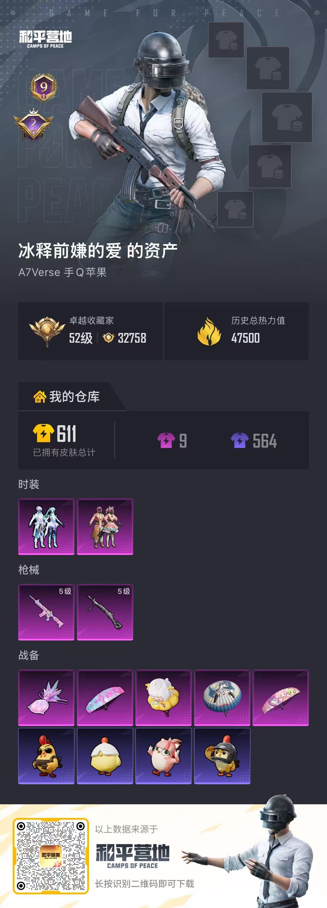 HPCMW4177305和平精英账号详情图1