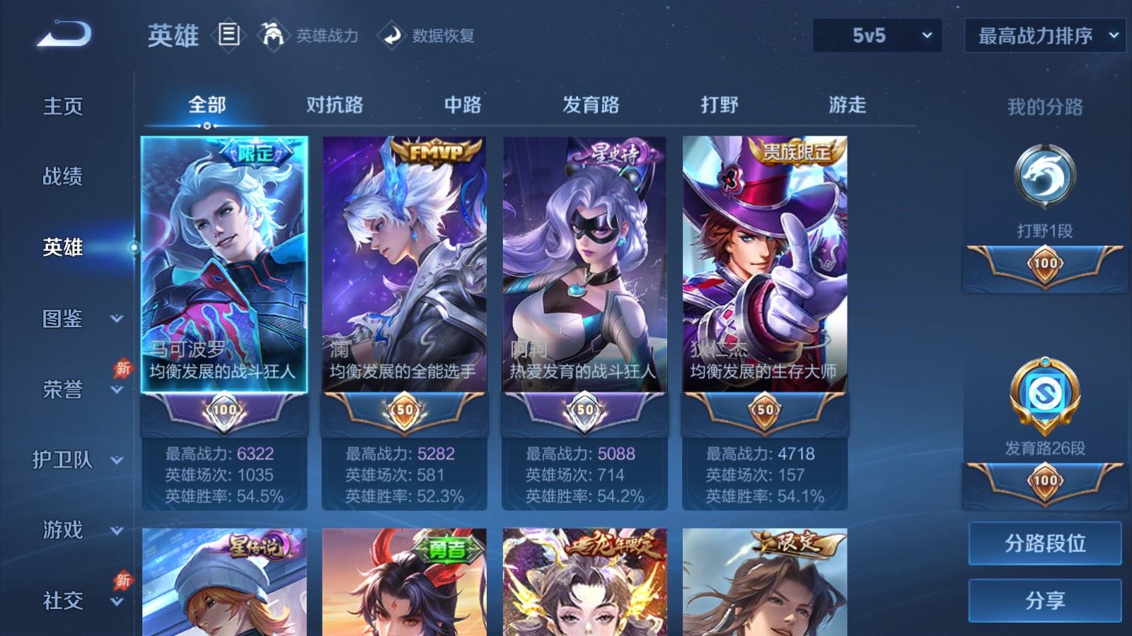 WZCMW4313064王者荣耀账号详情图2