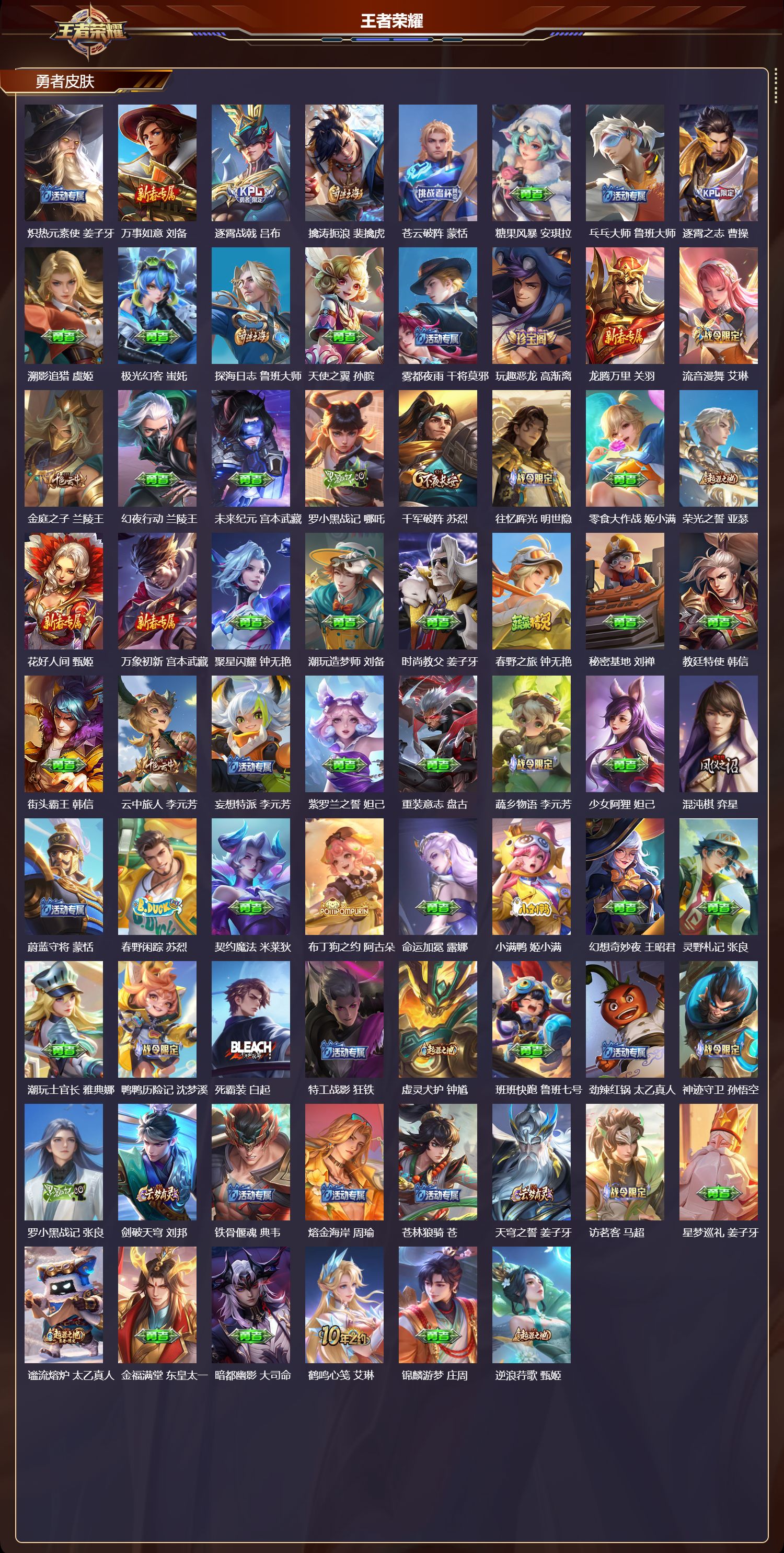 WZMK4286090王者荣耀账号详情图5