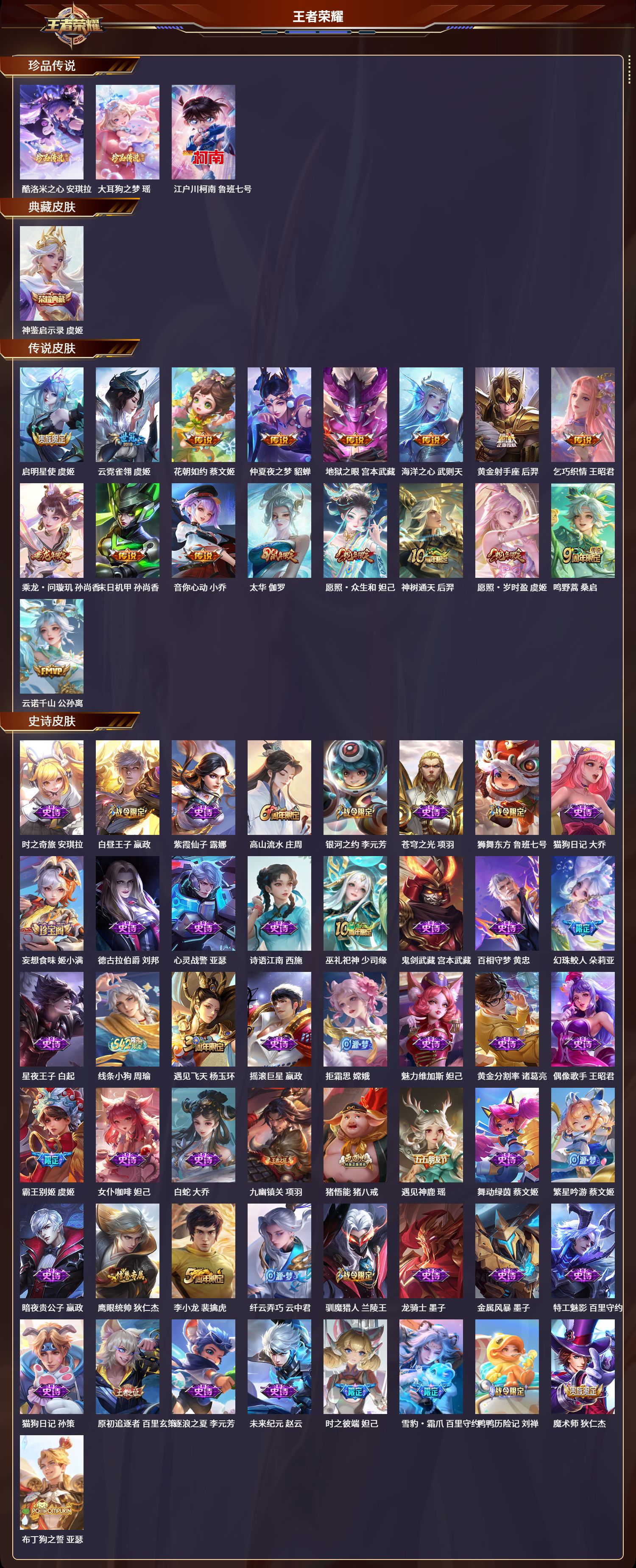 WZLX4286821王者荣耀账号详情图2