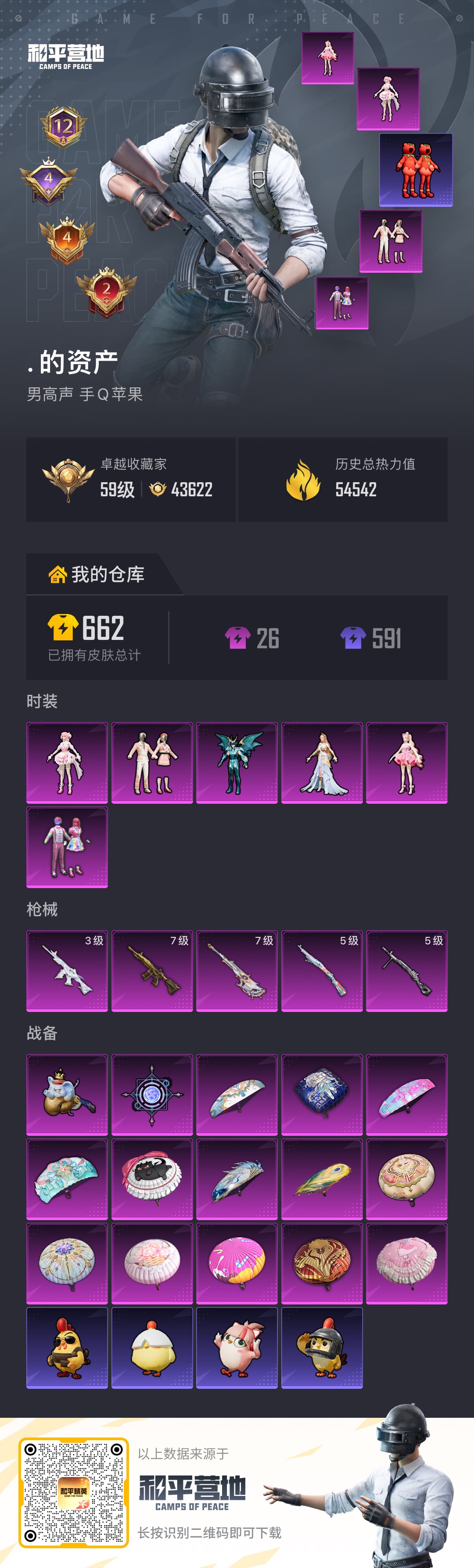 HPCMW4197327和平精英账号详情图2