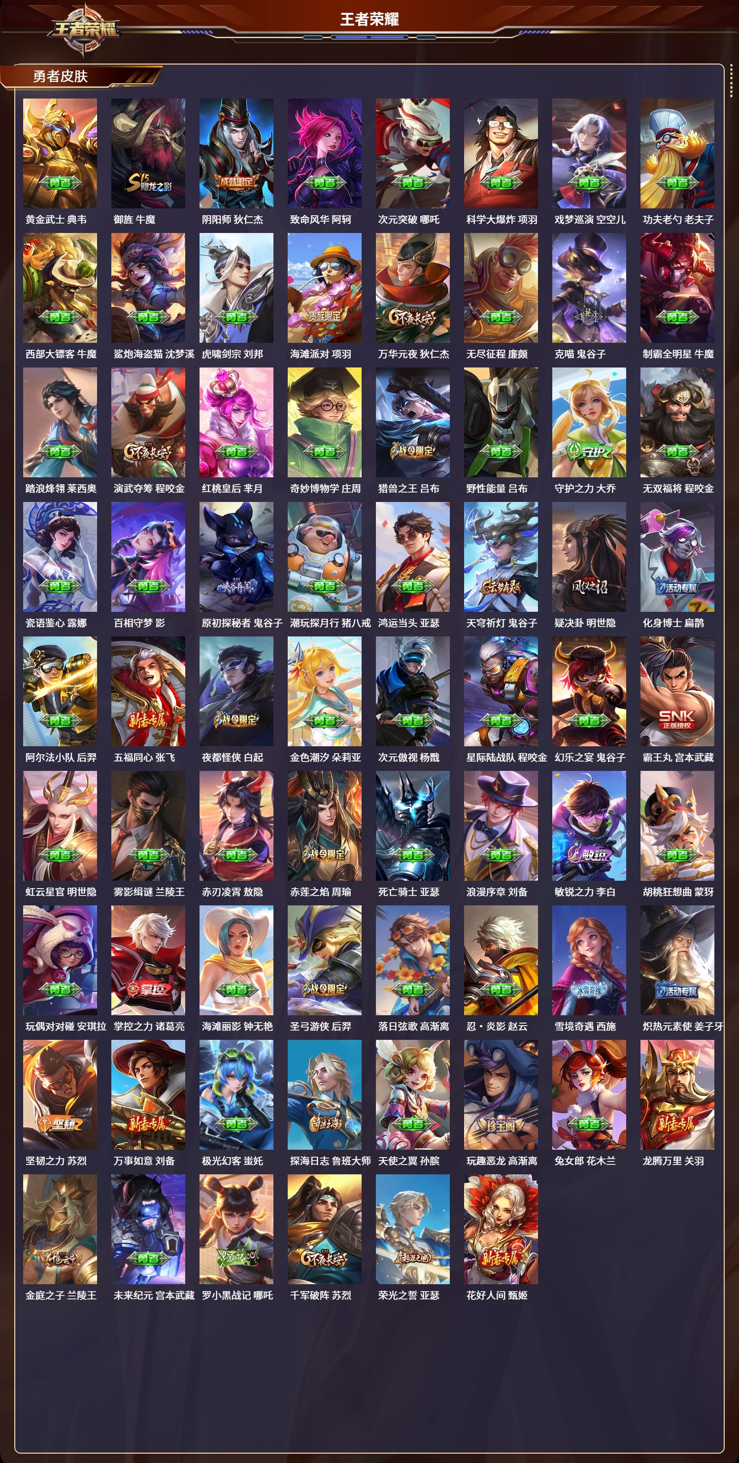 WZLX4286821王者荣耀账号详情图4