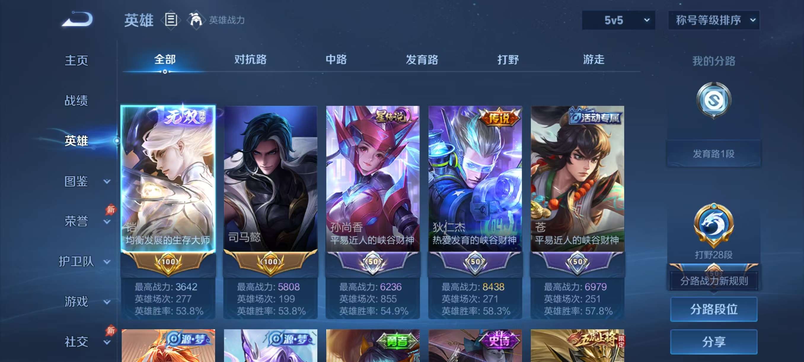 WZCMW4313607王者荣耀账号详情图5