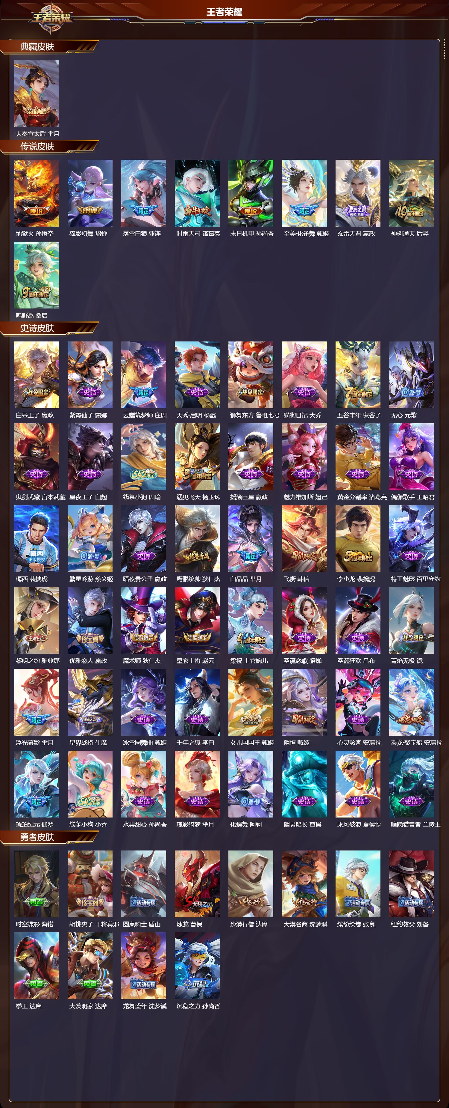 WZCMW4312698王者荣耀账号详情图5